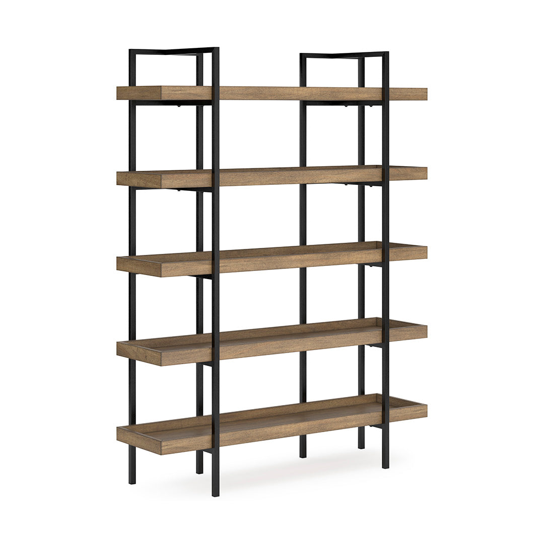 Montia Bookcase - Modern Wooden Bookshelf for Home & Office - Stylish Storage for Books, Decor & Essentials | Perfect for Living Room, Bedroom, Study & Office Organization
