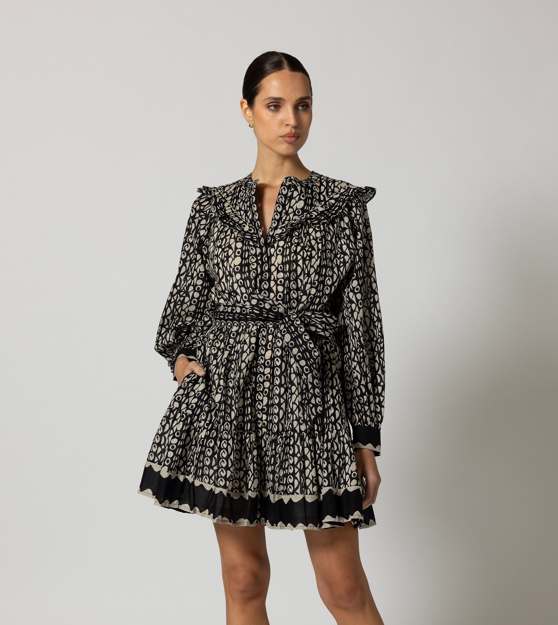 Antonia Mini Dress - Elegant Summer Floral Print Dress for Women | Perfect for Beach Vacations, Date Nights & Casual Outings