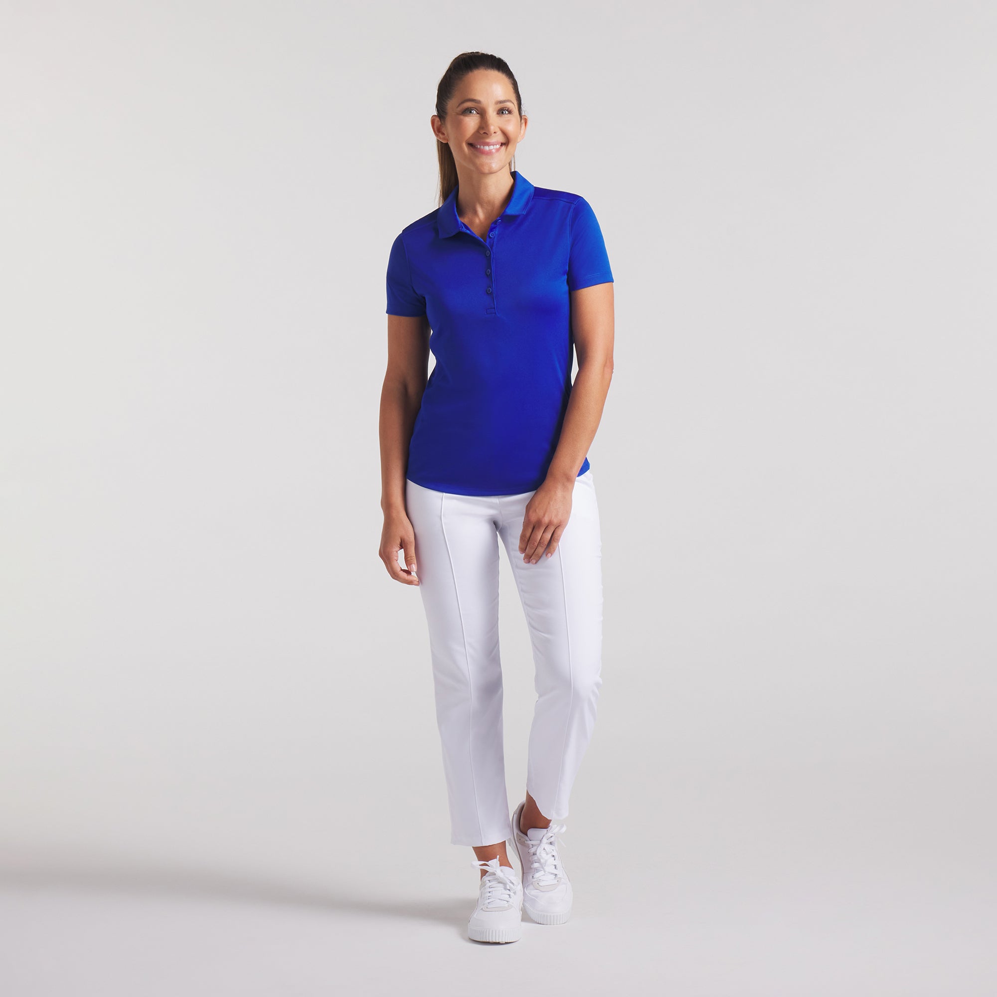 Women's Pure 2.0 Golf Polo Shirt - Breathable Moisture-Wicking Performance Top for Golf & Active Wear | Perfect for Golfing, Tennis & Outdoor Sports