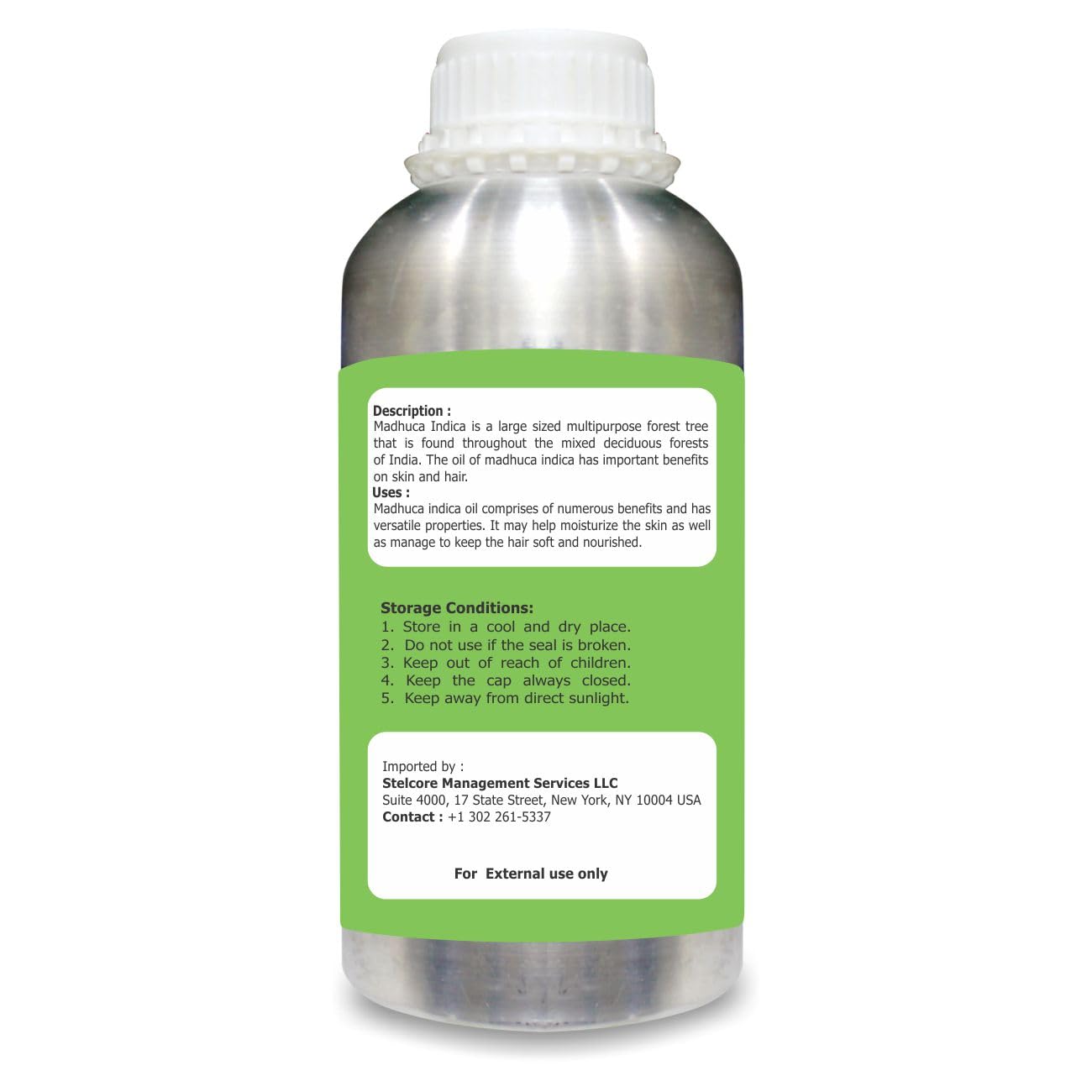 Pure & Natural Mahua Oil (Madhuca Indica) - Cold Pressed, Undiluted, Unrefined, Organic Carrier Oil - 2000ml/67.6fl oz - Therapeutic Grade for Aromatherapy, Massage & Skin Care