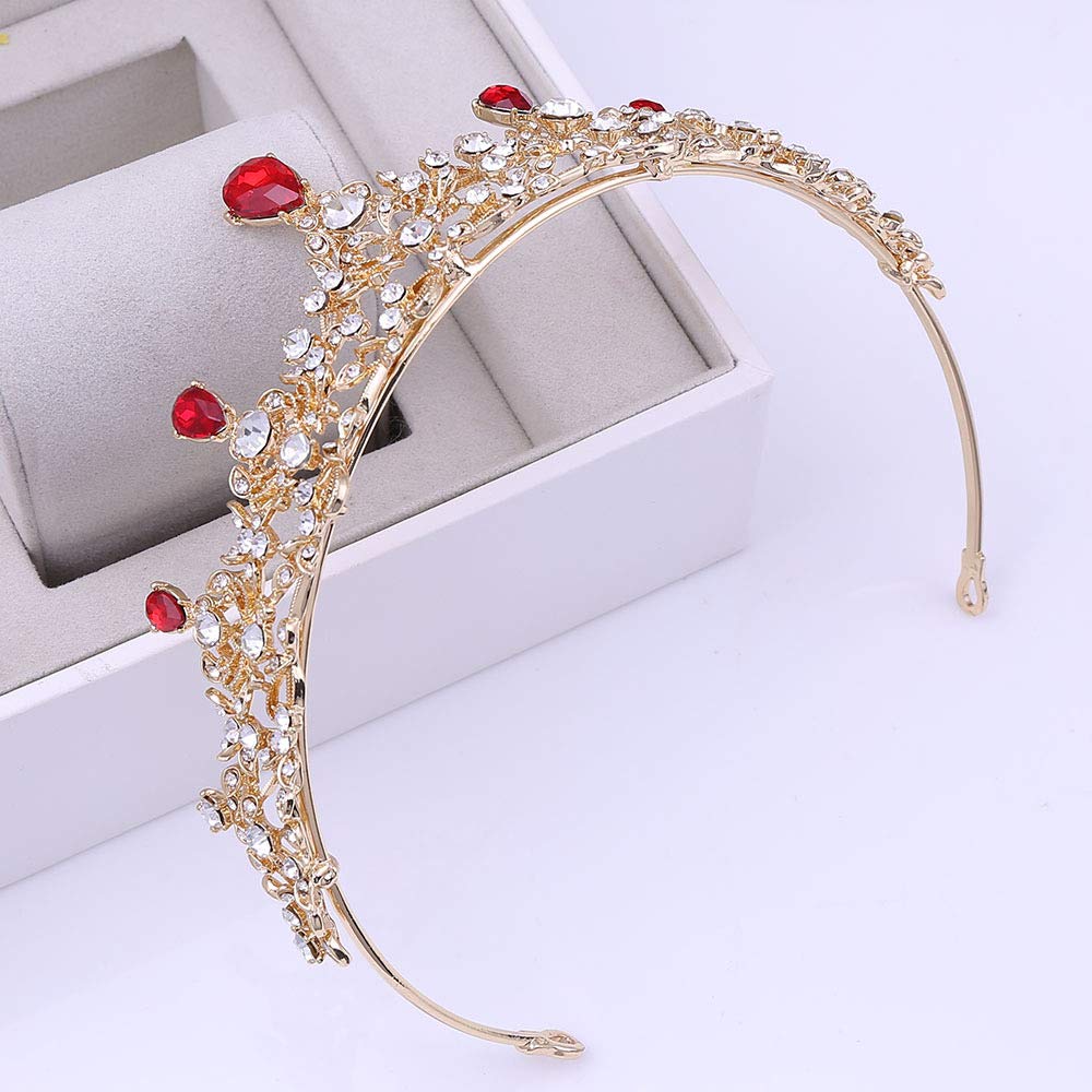 Sparkling Crystal Mermaid Crown - Elegant Birthday Tiara for Princess, Sweet 16 & Quinceañera | Fairy Queen Headband for Parties, Pageants & Special Occasions