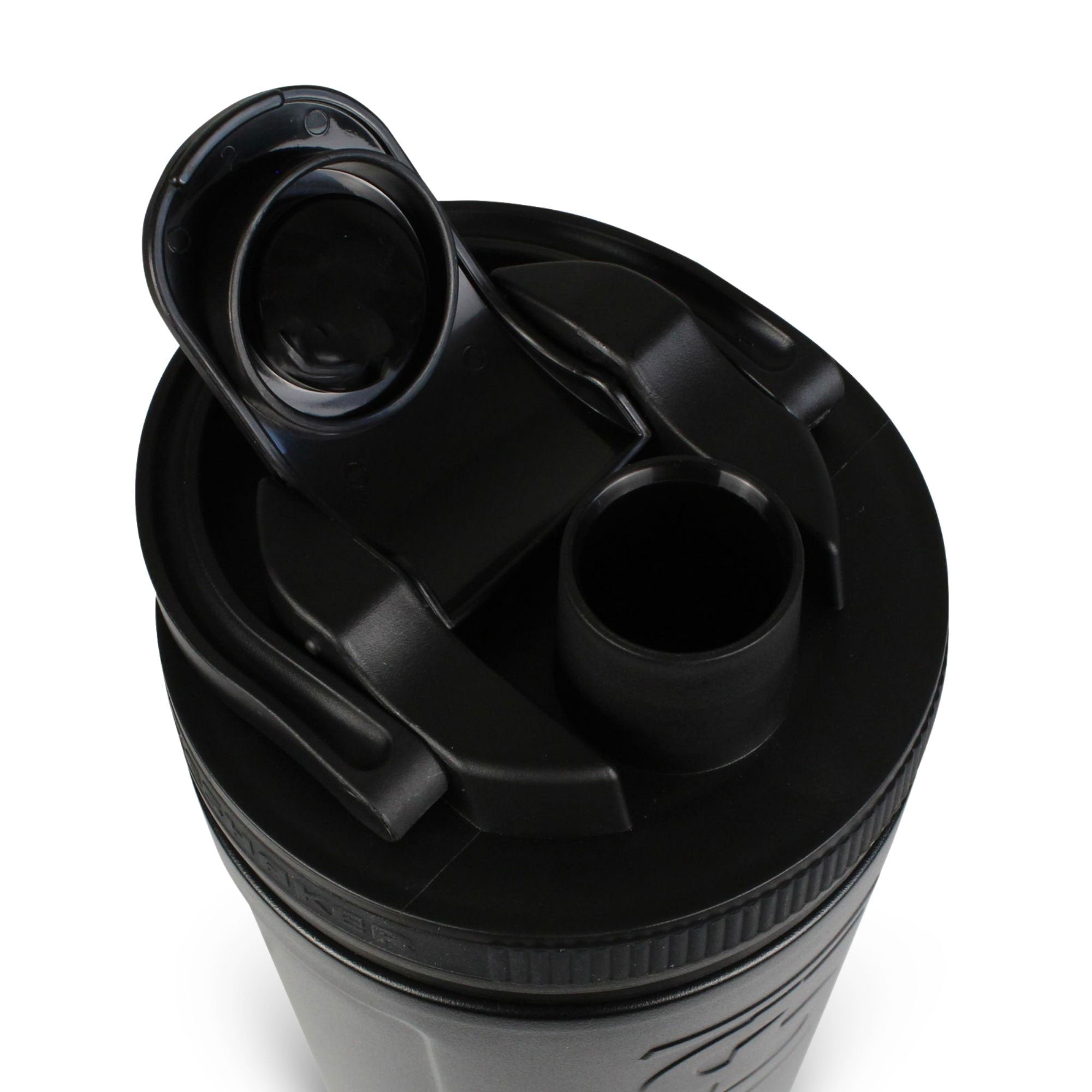 36oz Insulated Stainless Steel Ice Shaker Bottle - Black - Perfect for Gym, Workouts & Protein Shakes - Leakproof & Sweatproof Design