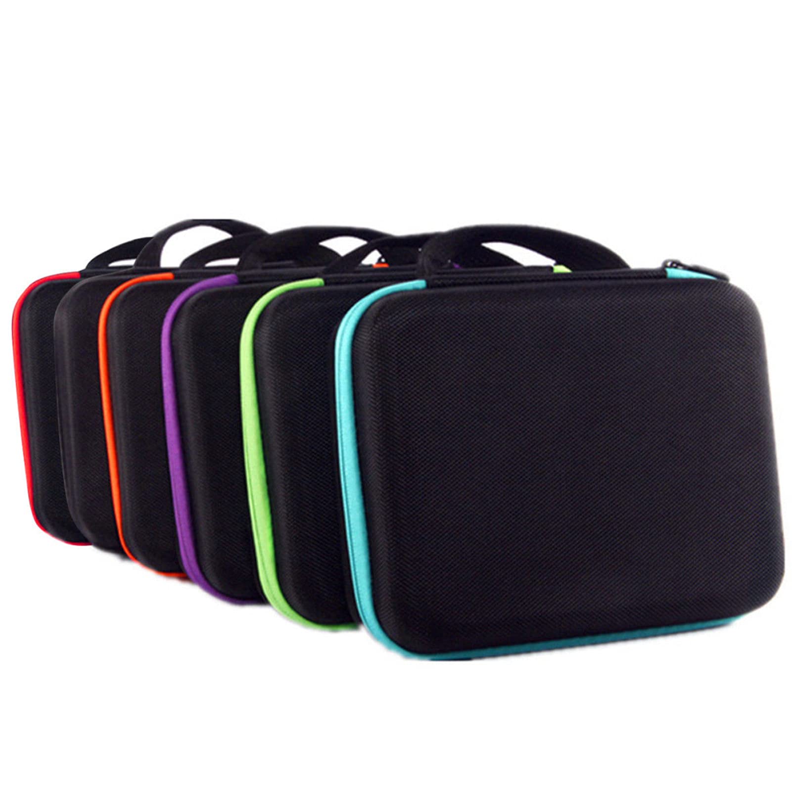 Grey990 30 Bottle Waterproof Nylon Essential Oil Storage Bags - Blue 15ml | Home Organization for Daily Necessities & Travel | Perfect for Aromatherapy, Essential Oils & Small Item Storage