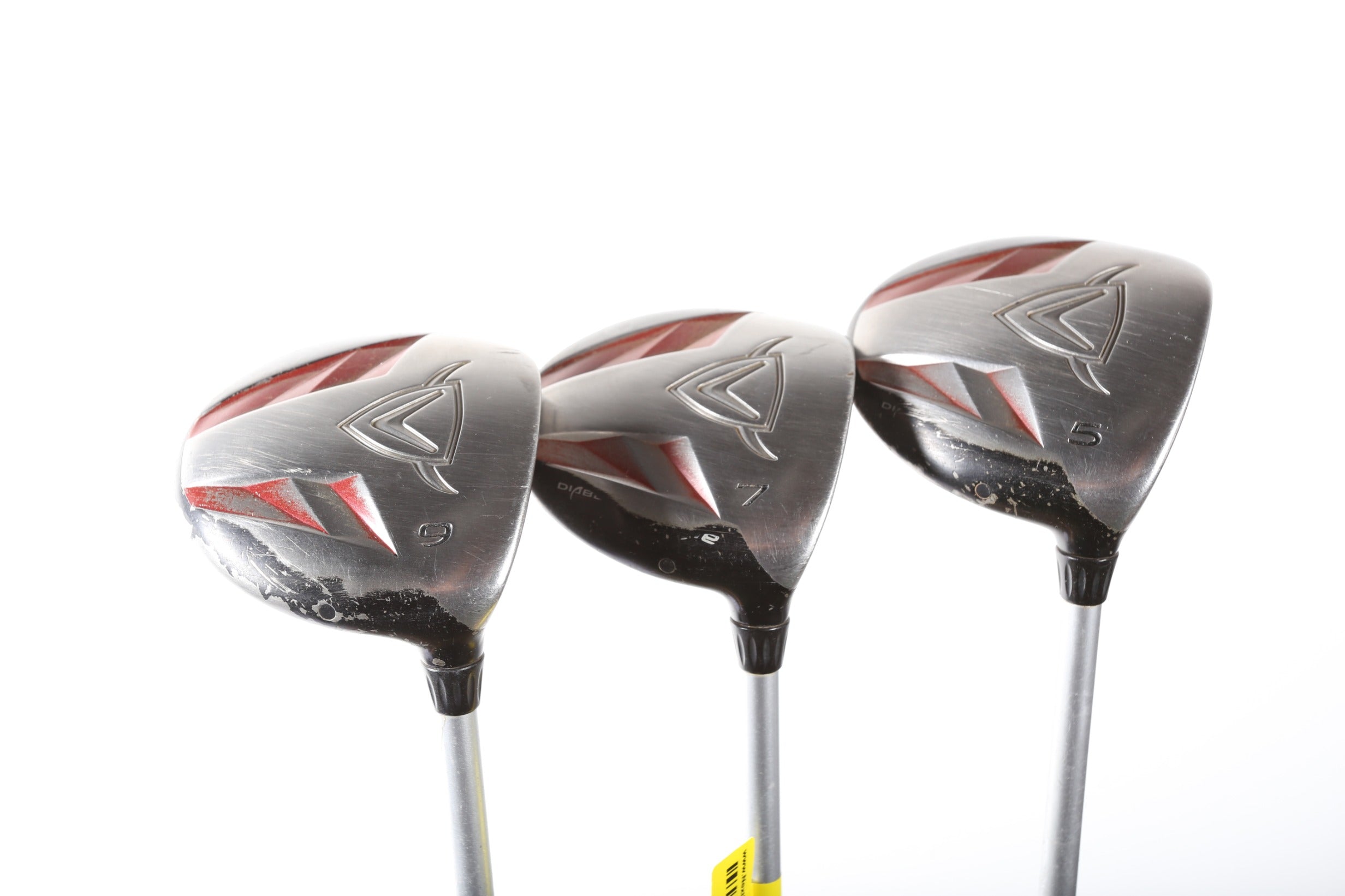 Used Callaway Diablo Octane Right-Handed Ladies Golf Wood Set - 5 Wood, 7 Wood, 9 Wood | Perfect for Women Golfers & Beginners | Driving Range & Course Play