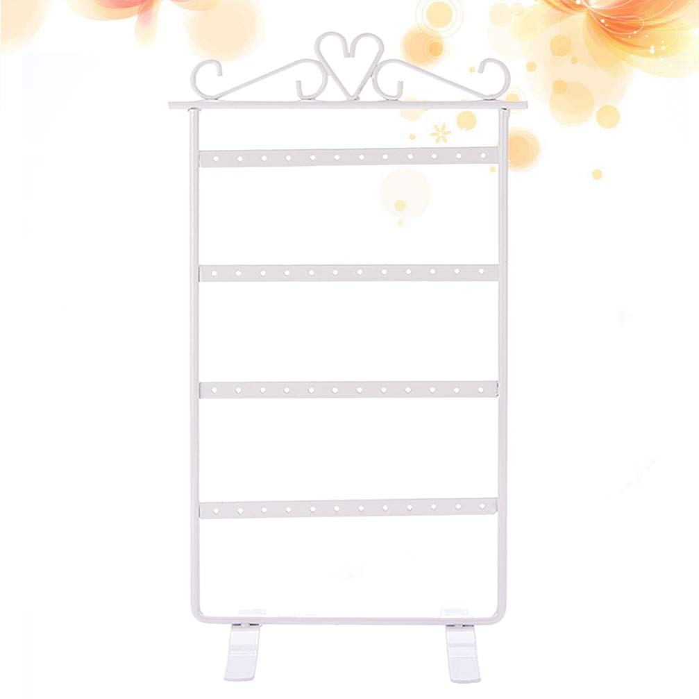 Cabilock 1pc Jewelry Organizer Display - Metal Storage Shelves & Rack for Earrings, Necklaces, Bracelets - Perfect for Bedroom, Closet & Boutique Jewelry Display