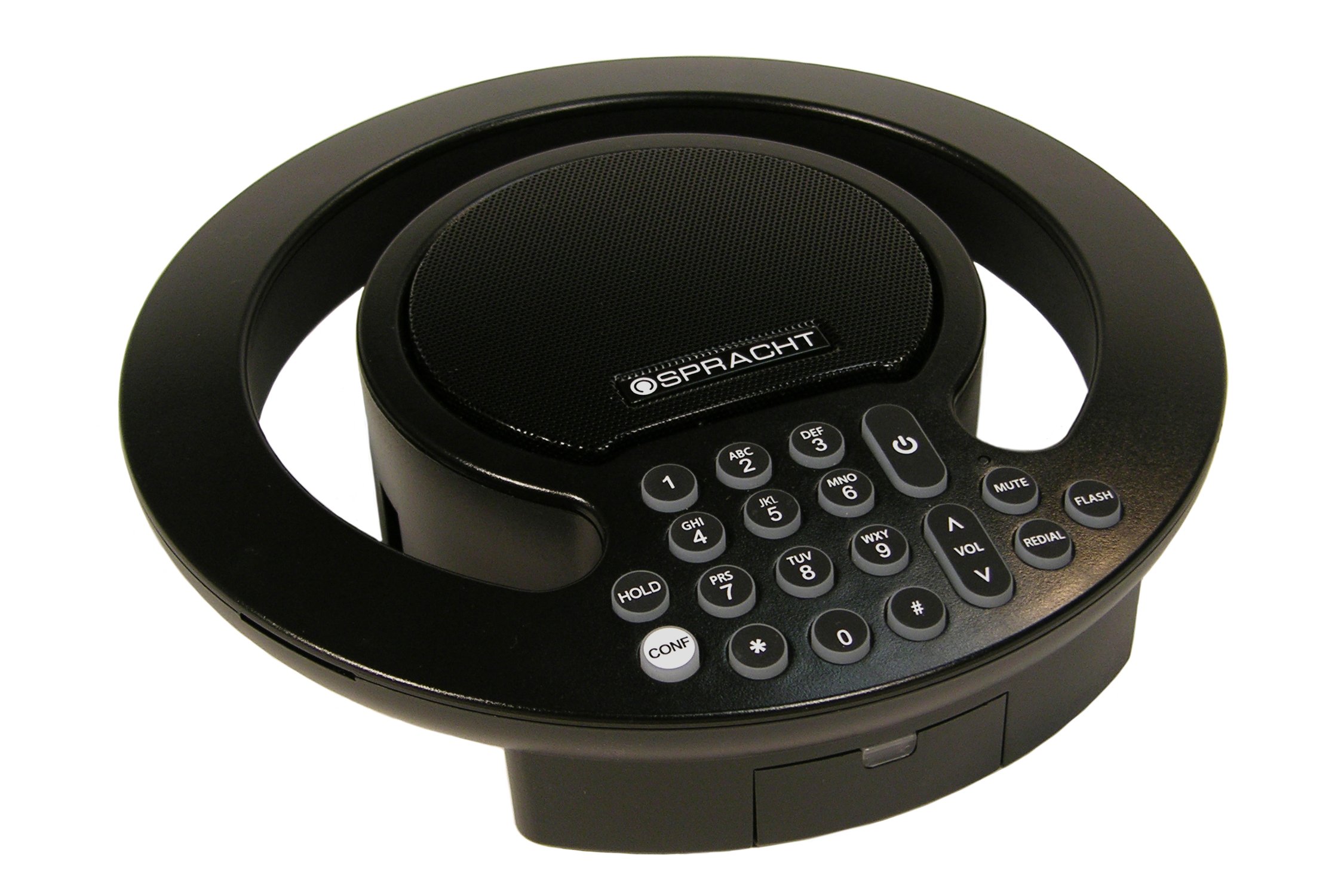 Spracht Aura SoHo Plus Full-Duplex Analog Conference Phone with 5 Microphones - Premium Business Meeting Speakerphone for Office, Home Office & Conference Rooms