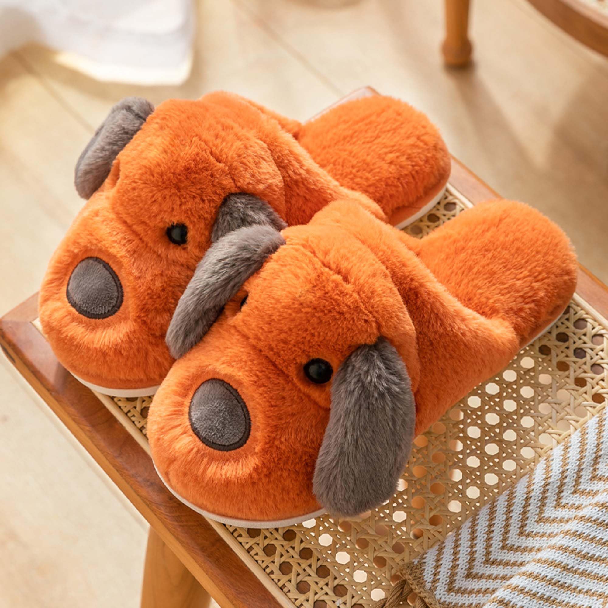 Hopelong Women's Bunny Slippers - Soft Fuzzy Indoor House Shoes with Cute Bunny Ears - Cozy Home Slippers for Women - Perfect for Lounge, Relaxing & Gift Giving