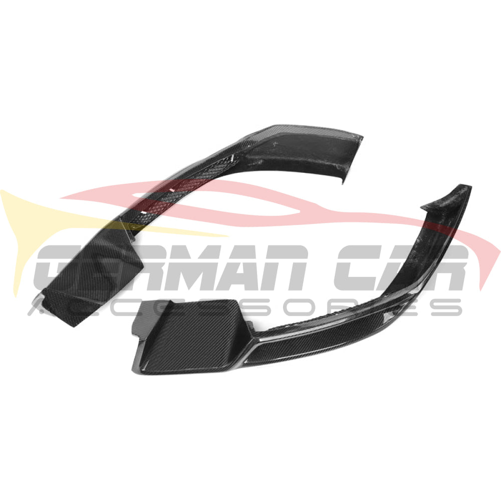 2019-2023 BMW X6 G06 Carbon Fiber Front Bumper Lip Spoiler - 3 Piece LD Style Aero Kit for Enhanced Performance & Style | Perfect for Street Racing & Car Shows