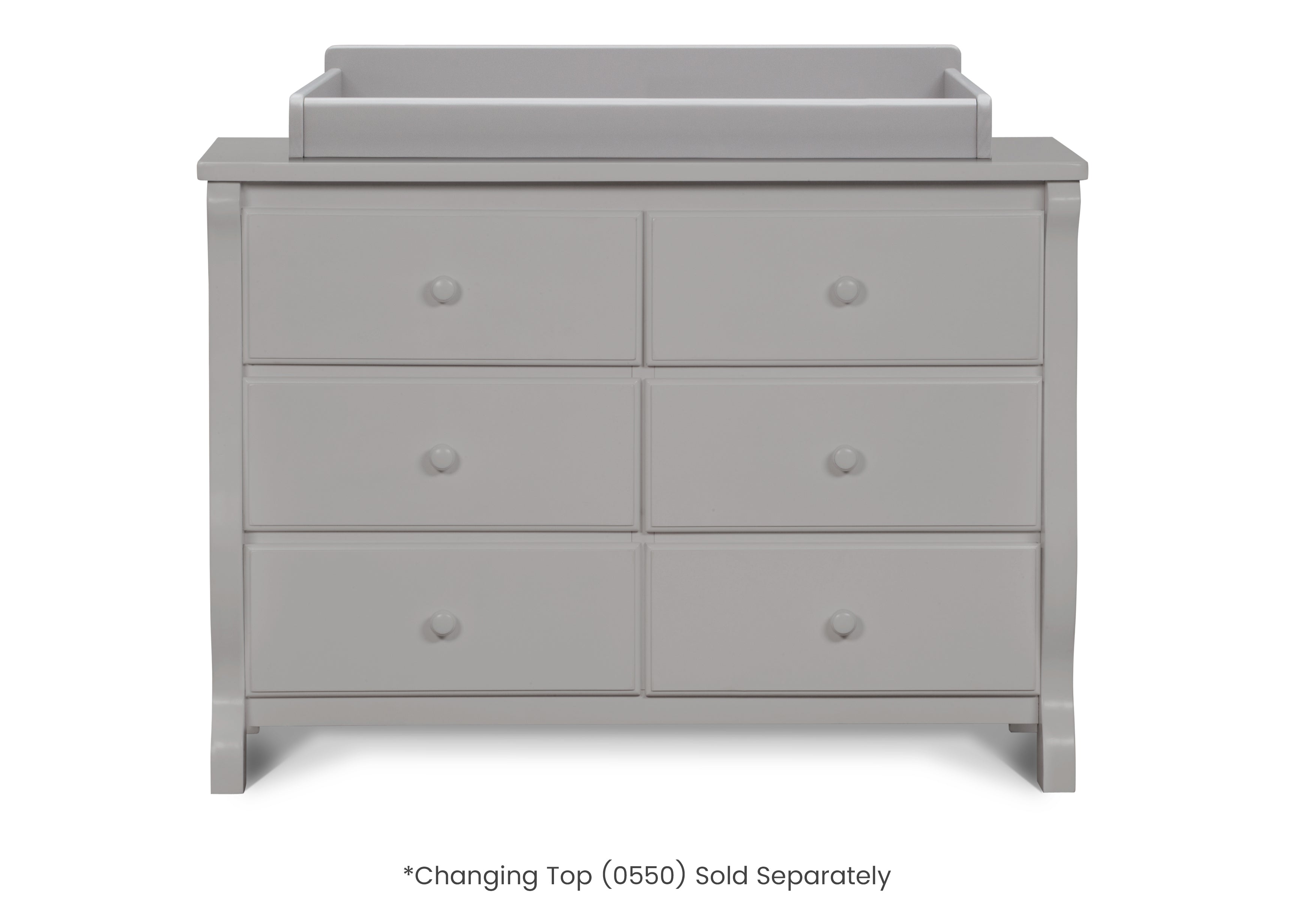 Elegant Canton Eclipse Dresser - Modern Wooden Bedroom Dresser with 6 Drawers, Vintage Style Storage for Bedroom, Living Room, and Office Organization