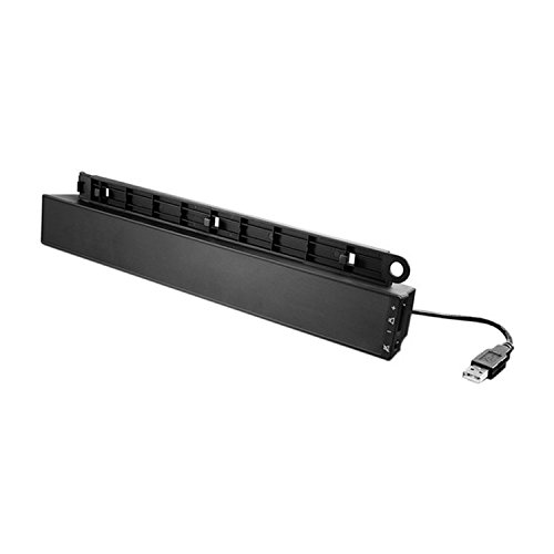Compact USB Soundbar for PC & Laptop - Add Stereo Audio Without Sacrificing Desk Space (Model 0A36190) | Perfect for Home Office, Gaming & Music Streaming