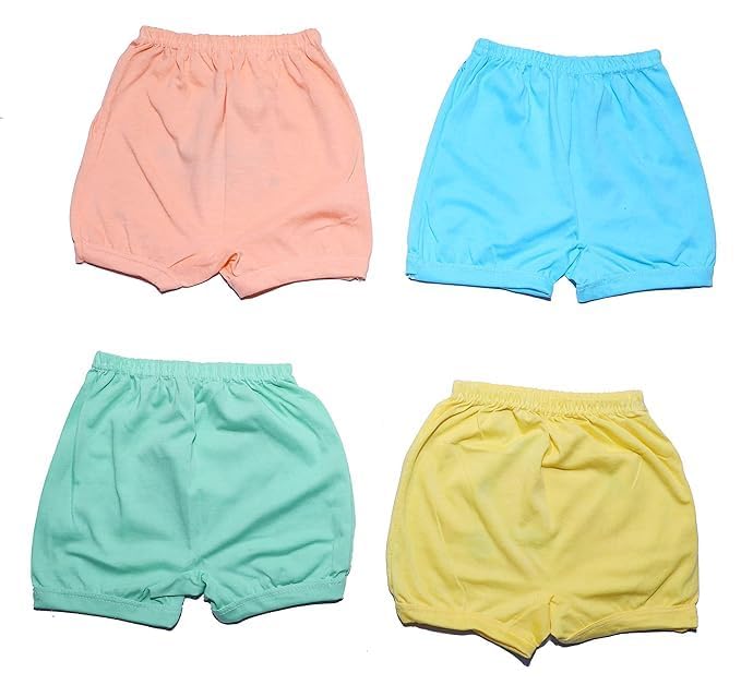 **SSE Baby Boys & Girls Unisex 100% Cotton Printed Bloomers & Panties Combo Pack of 12 - Soft, Breathable & Comfortable for Daily Wear, Playtime & Sleep**