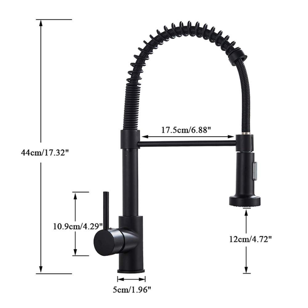 360° Rotating Pull Down Chrome Kitchen Faucet with Dual Spray - Hot & Cold Water Mixer Tap for Modern Sink (Perfect for Cooking, Washing Dishes & Filling Pots)