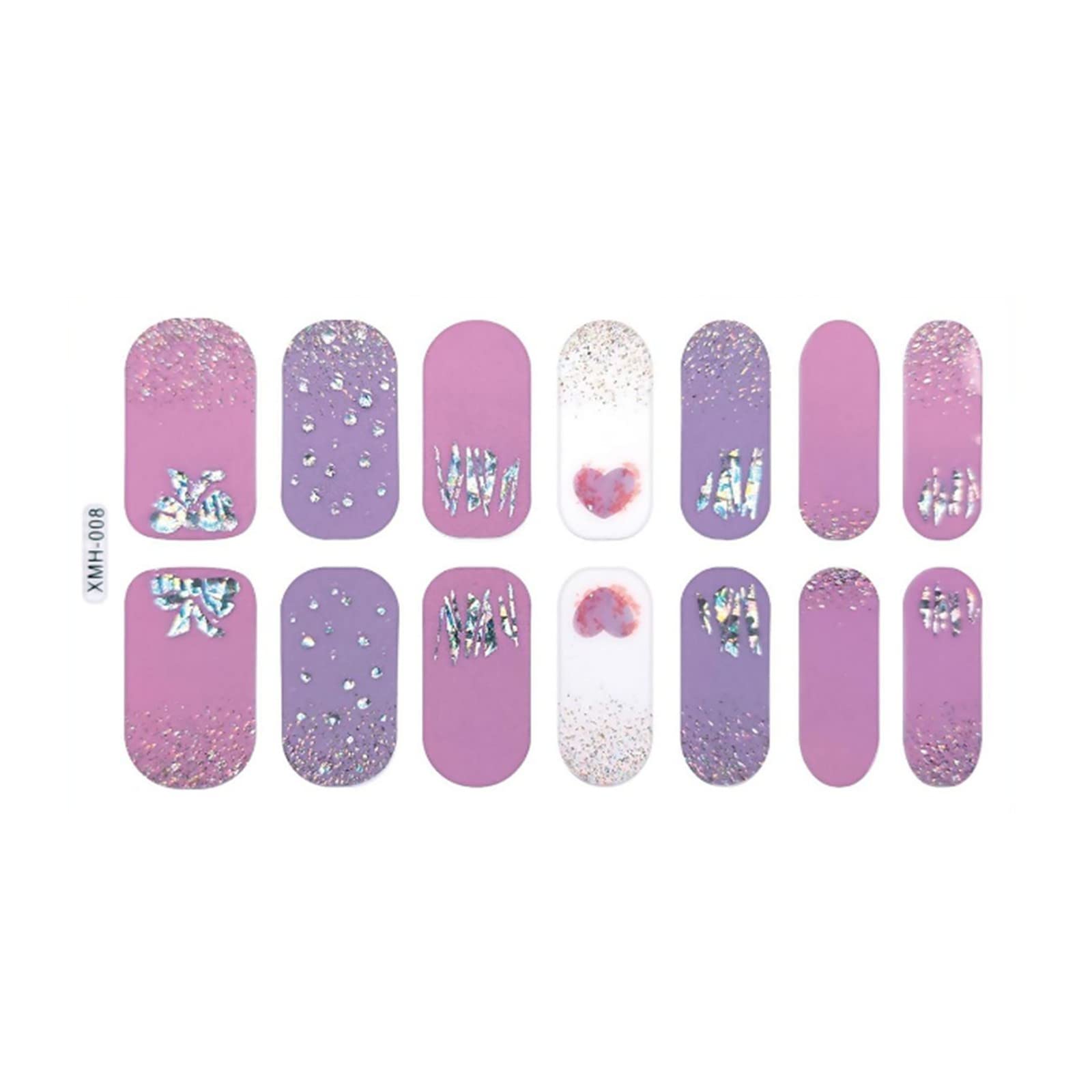 Beautiful Nail Stickers & Full Nail Wraps - Fashion Flower Nail Decals for DIY Manicure | Perfect for Parties, Weddings & Everyday Wear