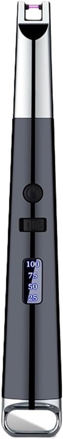 Ritmo USB Rechargeable Electric Lighter - Windproof Plasma Arc Lighter with LED Power Display & Safety Lock | Flameless Candle Lighter for Home, Camping, BBQ, Fireworks, Gas Stove & Outdoor Activities | Compact Pocket-Sized Design