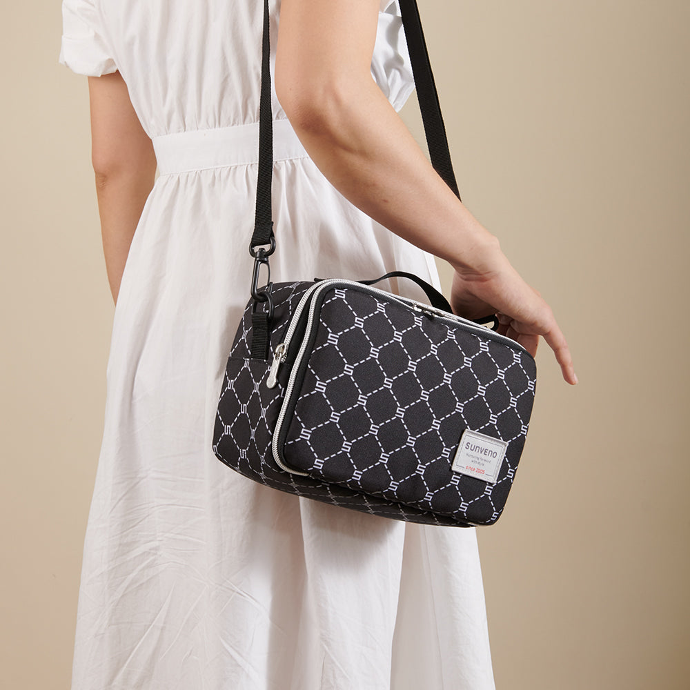 Portable Diaper Changing Bag - Waterproof Travel Baby Changing Station with Insulated Pocket & Wipes Case - Perfect for On-the-Go Parents, Air Travel, and Outdoor Adventures