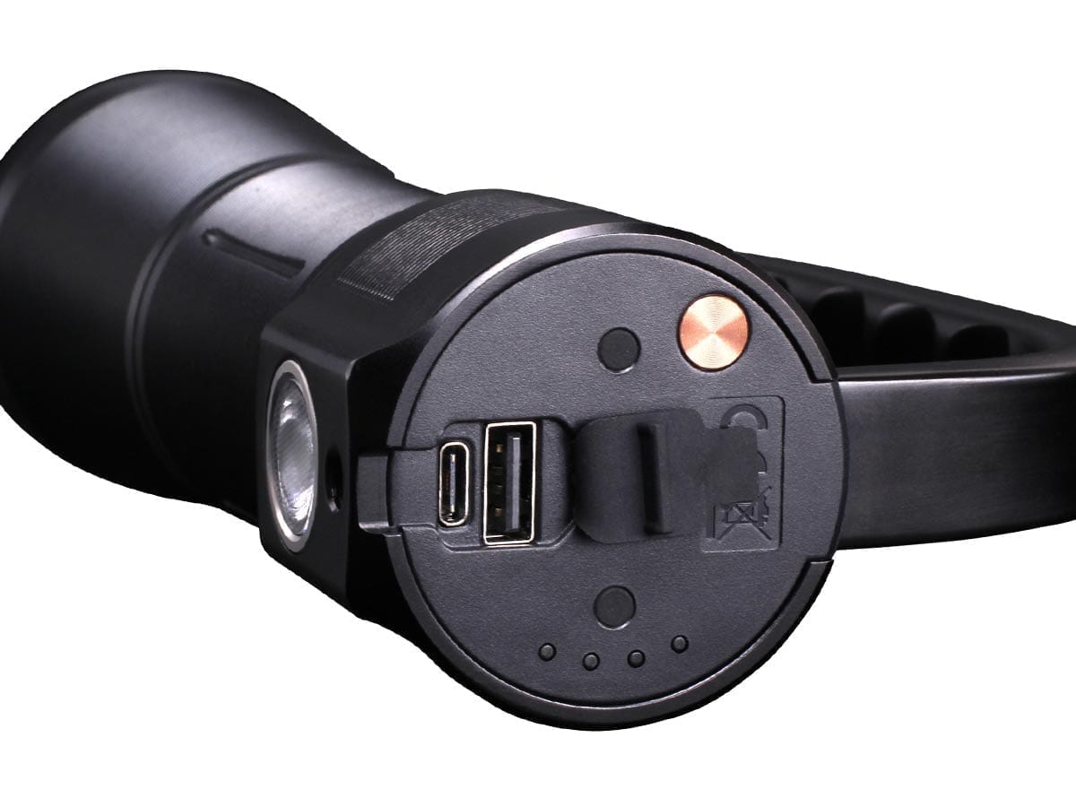 Fenix WT50R Rechargeable LED Flashlight - High Lumens, Waterproof, Durable for Camping, Hiking & Emergency Use