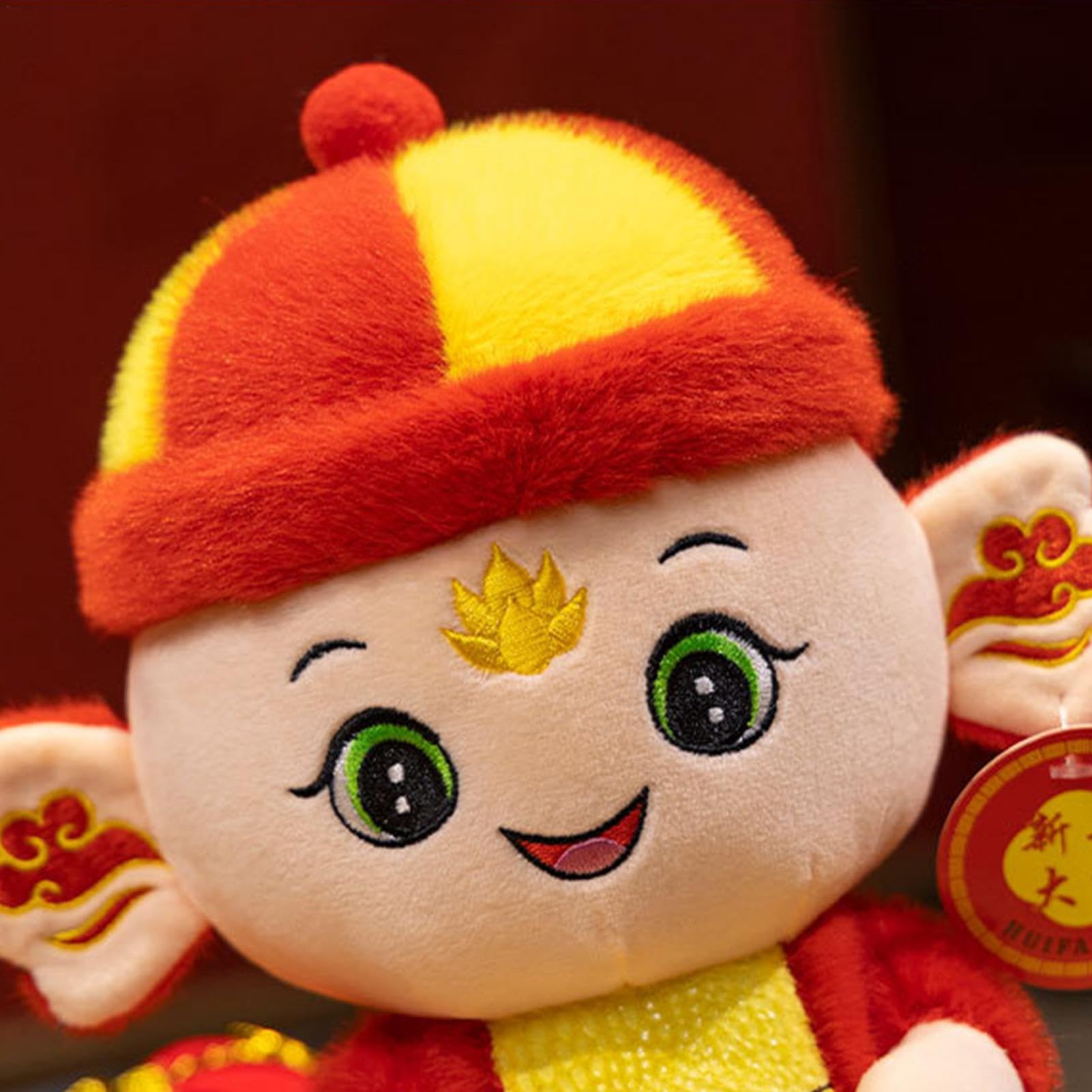 Soft Plush Snake Stuffed Animal Toy - Chinese Zodiac Year of the Snake 2025, 3D Realistic Snake Doll for Spring Festival Decor, Gifts & Kids Cuddling