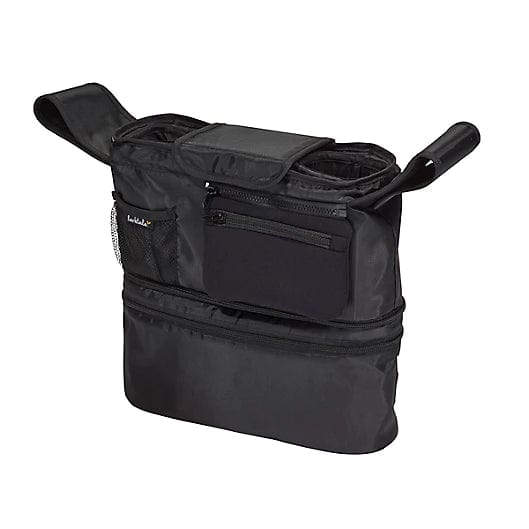 Larktale Universal Stroller Organizer - Durable & Spacious Storage for Diapers, Bottles & Essentials - Perfect for Baby Strollers, Shopping Carts & Travel Gear