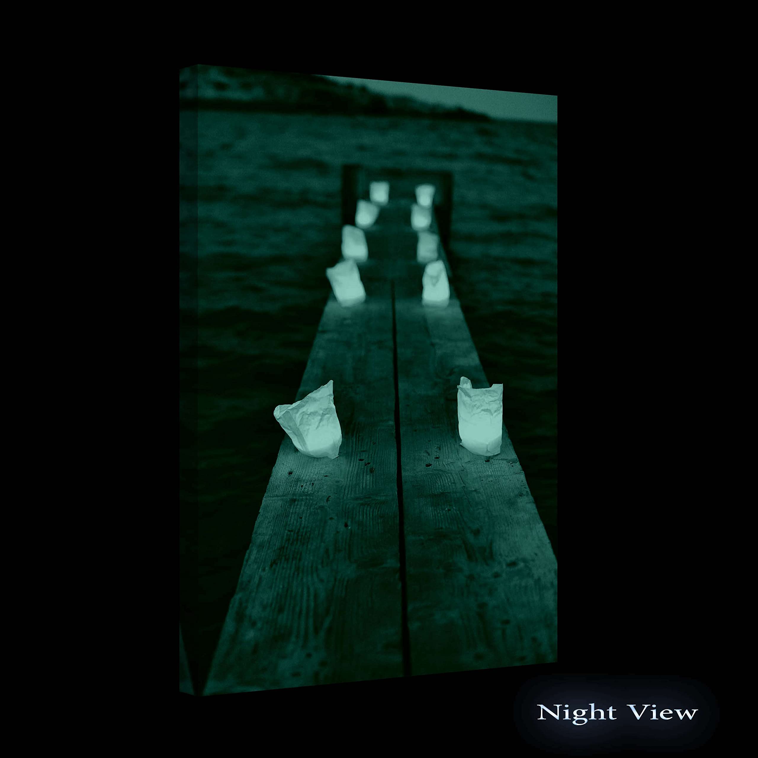 Startonight Romantic Love Bridge Canvas Wall Art - 32