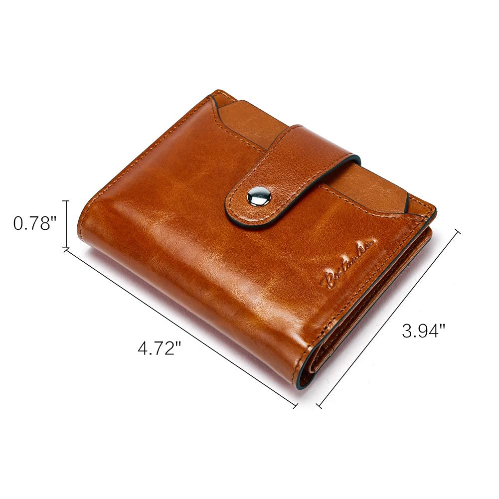 BOSTANTEN Women's Leather Wallet with RFID Blocking - Large Capacity RFID Blocking Leather Wallet & Crossbody Backpack Purse for Travel, Work, and Everyday Use
