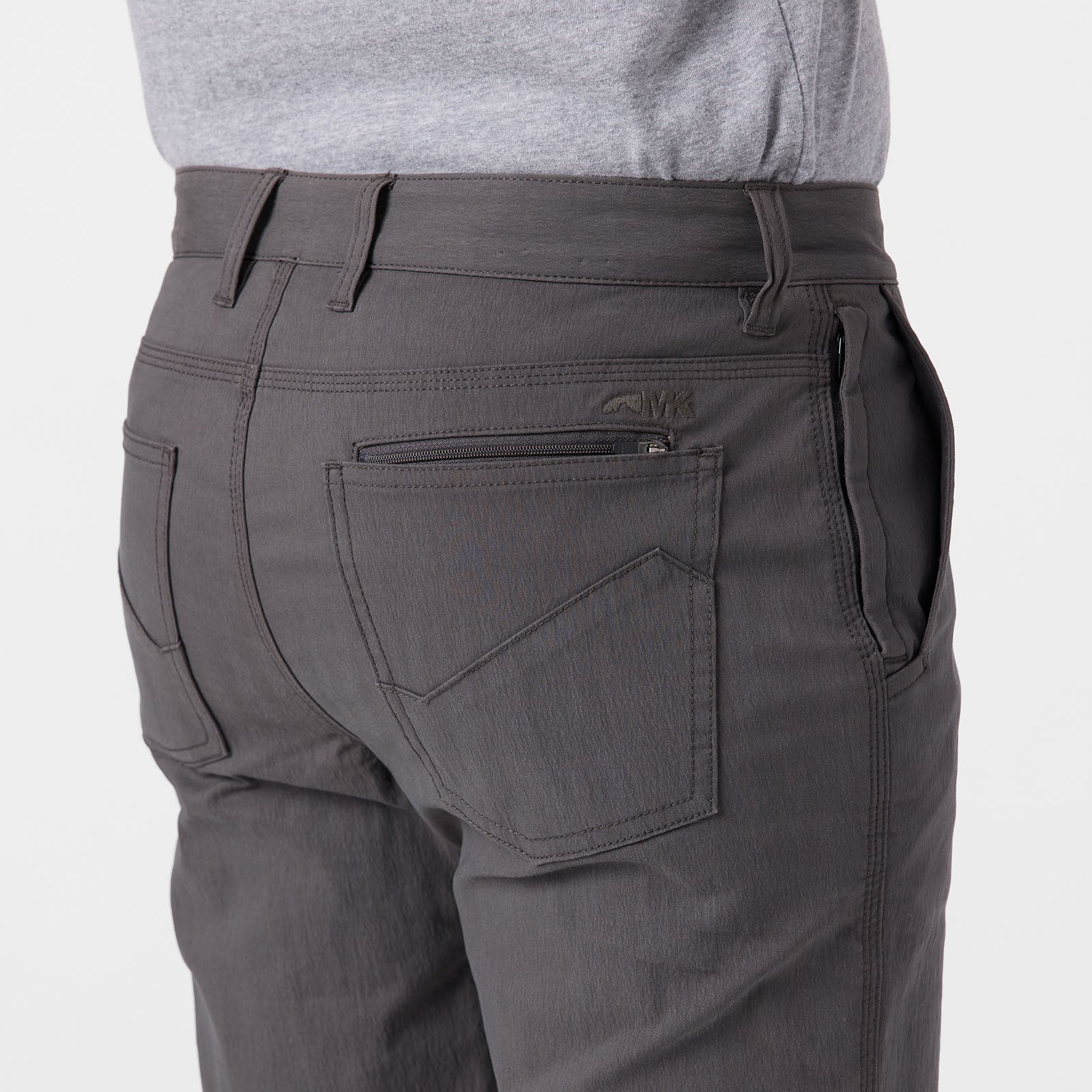 Men's Rover Pant Jackson Grey - Comfortable Outdoor Hiking & Travel Pants for Adventure & Casual Wear