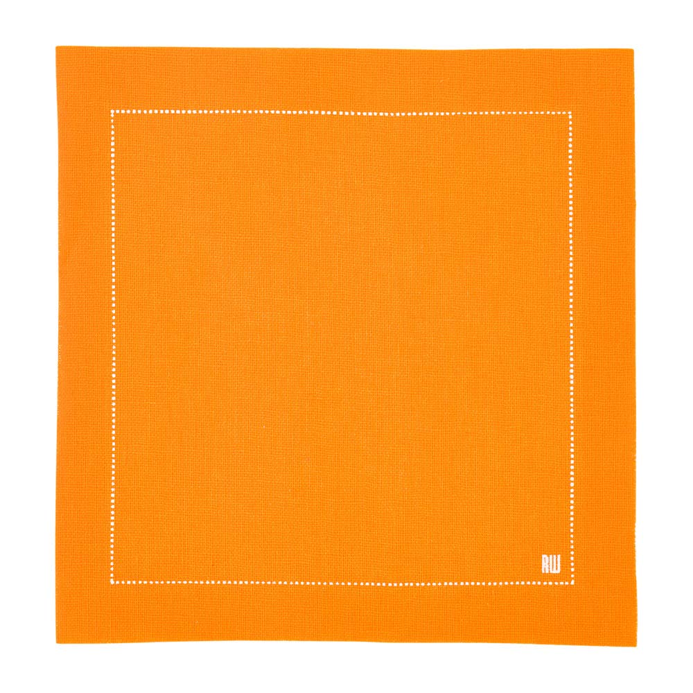 Premium 4.5x4.5 Inch Disposable Cocktail Napkins - 500 Count Soft & Absorbent Cotton Beverage Napkins | Eco-Friendly Orange Square Napkins for Weddings, Birthdays & Party Events | Perfect for Bars, Restaurants & Home Entertaining