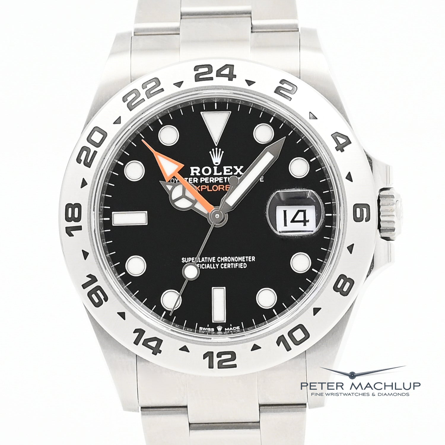 Rolex Explorer II 42mm Stainless Steel Watch 2021 Model - Perfect for Outdoor Adventures & Professional Use