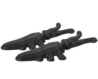 Achla Cast Iron Cricket Boot Jacks - Pack of 2 - Heavy Duty Boot Remover for Men & Women - Perfect for Gardeners, Farmers & Outdoor Enthusiasts