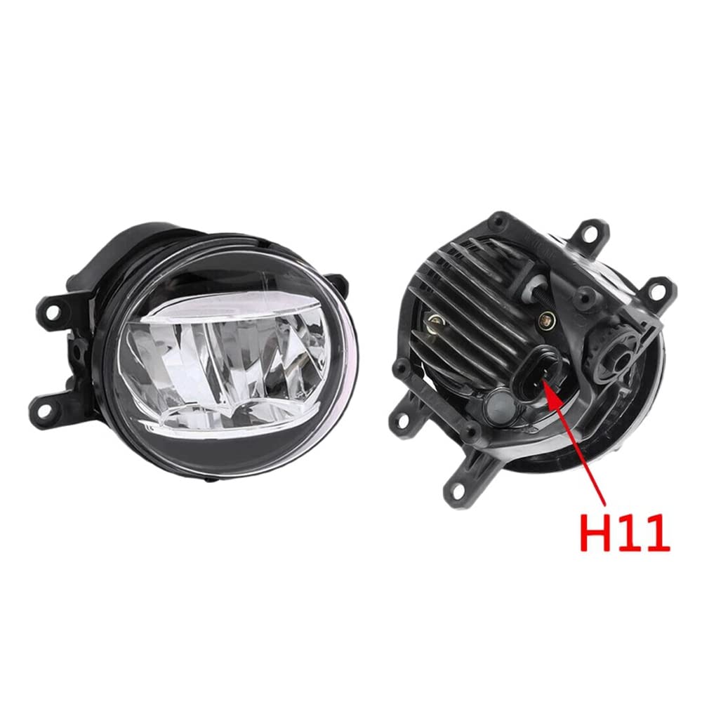 LED Fog Lights for Toyota RAV4 2019-2022 - Durable Front Bumper Fog Lamp Kit with Bright White Light | Perfect for Night Driving, Off-Road & Bad Weather Conditions