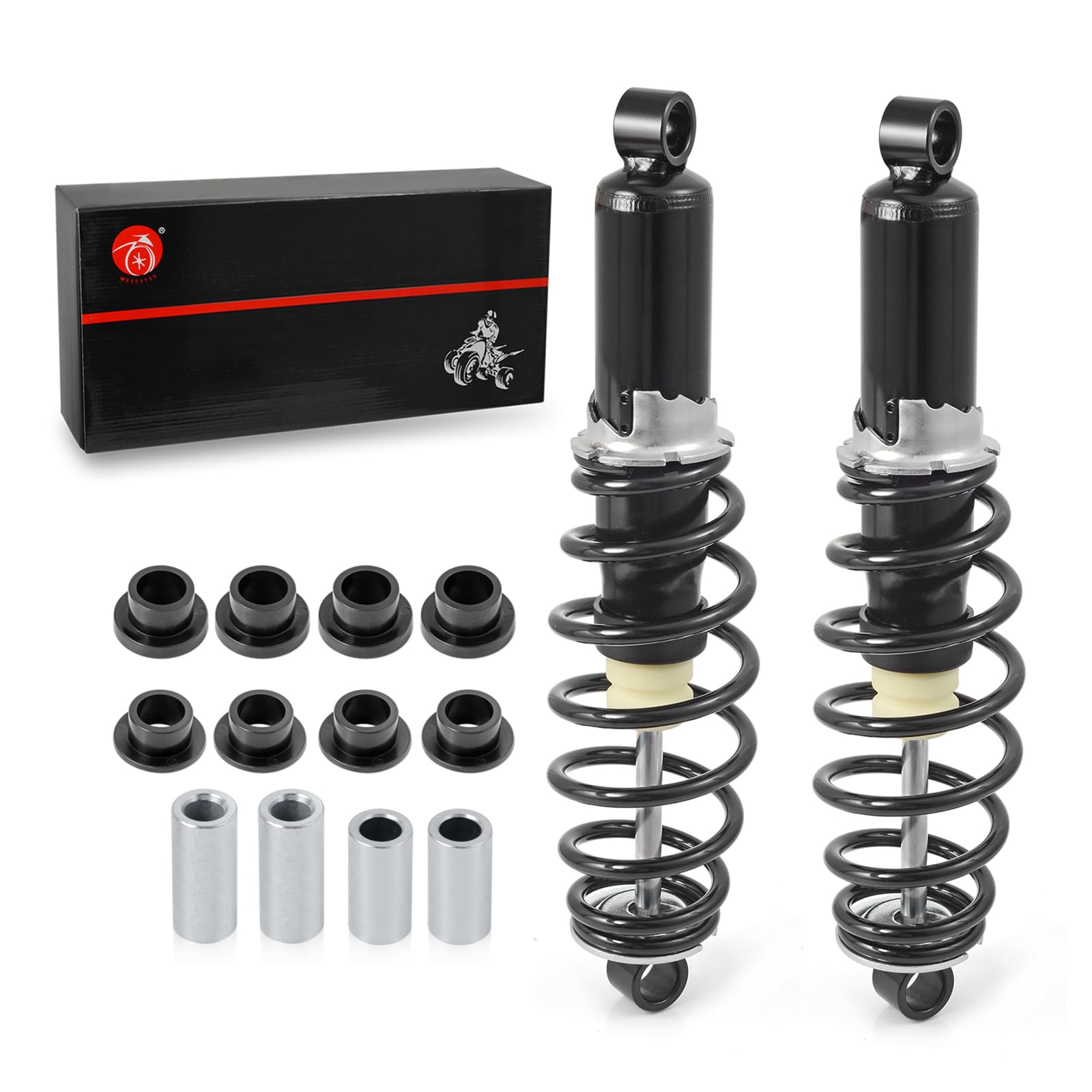 Polaris Sportsman 400 450 500 570 600 700 800 Rear Strut Shocks Absorber Kit (2005-2018) - Heavy Duty Suspension Upgrade for Off-Road ATV & UTV Adventures