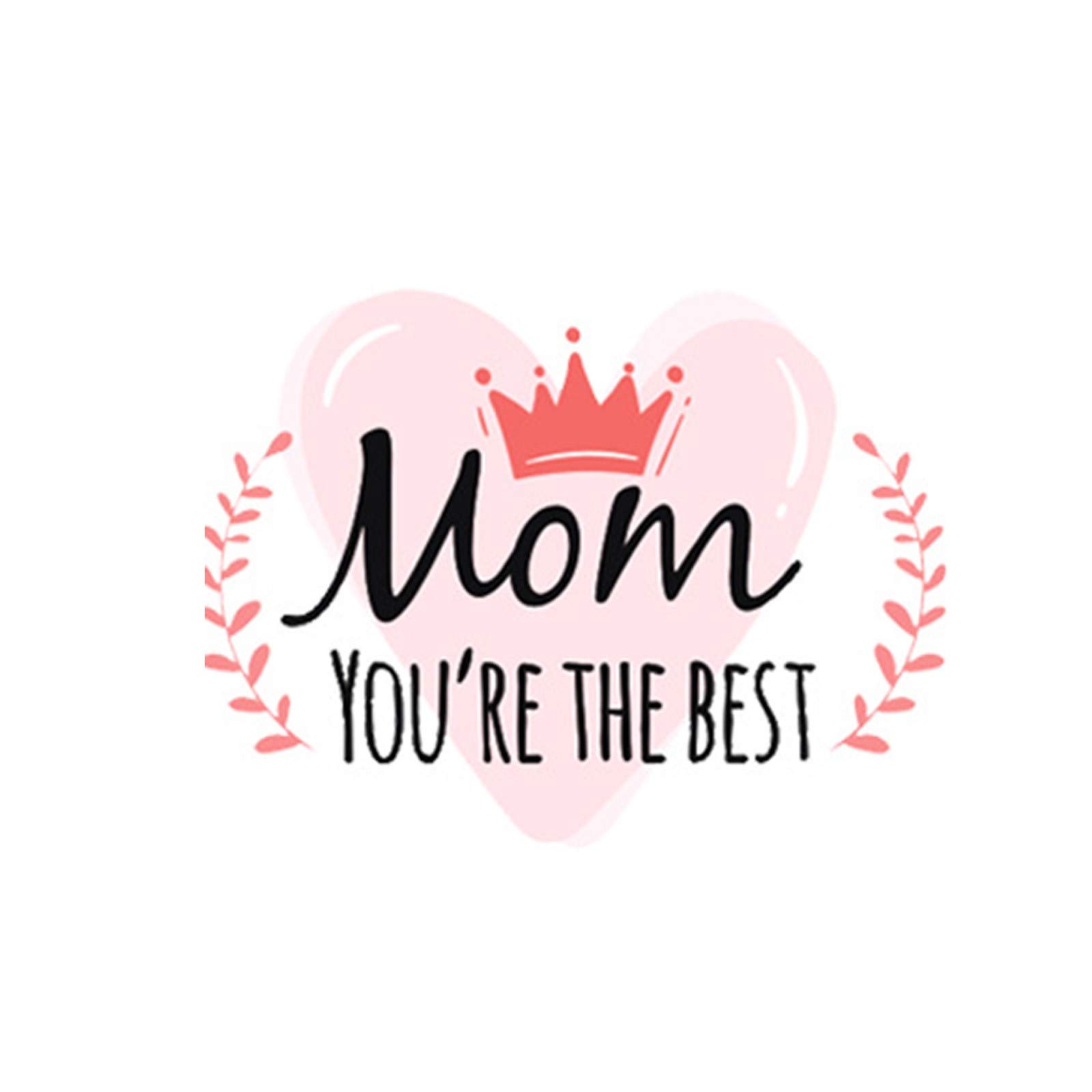 Beautiful Love Crown Wall Stickers for Mother's Day - Heartwarming Bedroom Decor, Nursery, Living Room Wall Decoration - Perfect Gift for Mom, Home & Office Decor