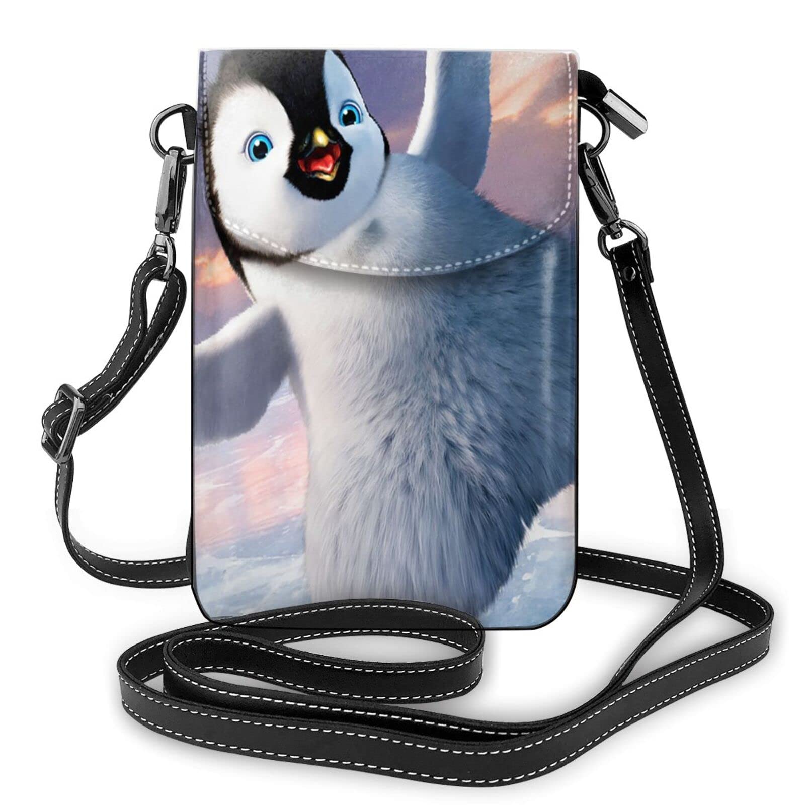 Owl & Skull Crossbody Phone Purse for Women - PU Leather Small Shoulder Bag with Wallet Compartment - Perfect for Daily Use, Travel, and Parties