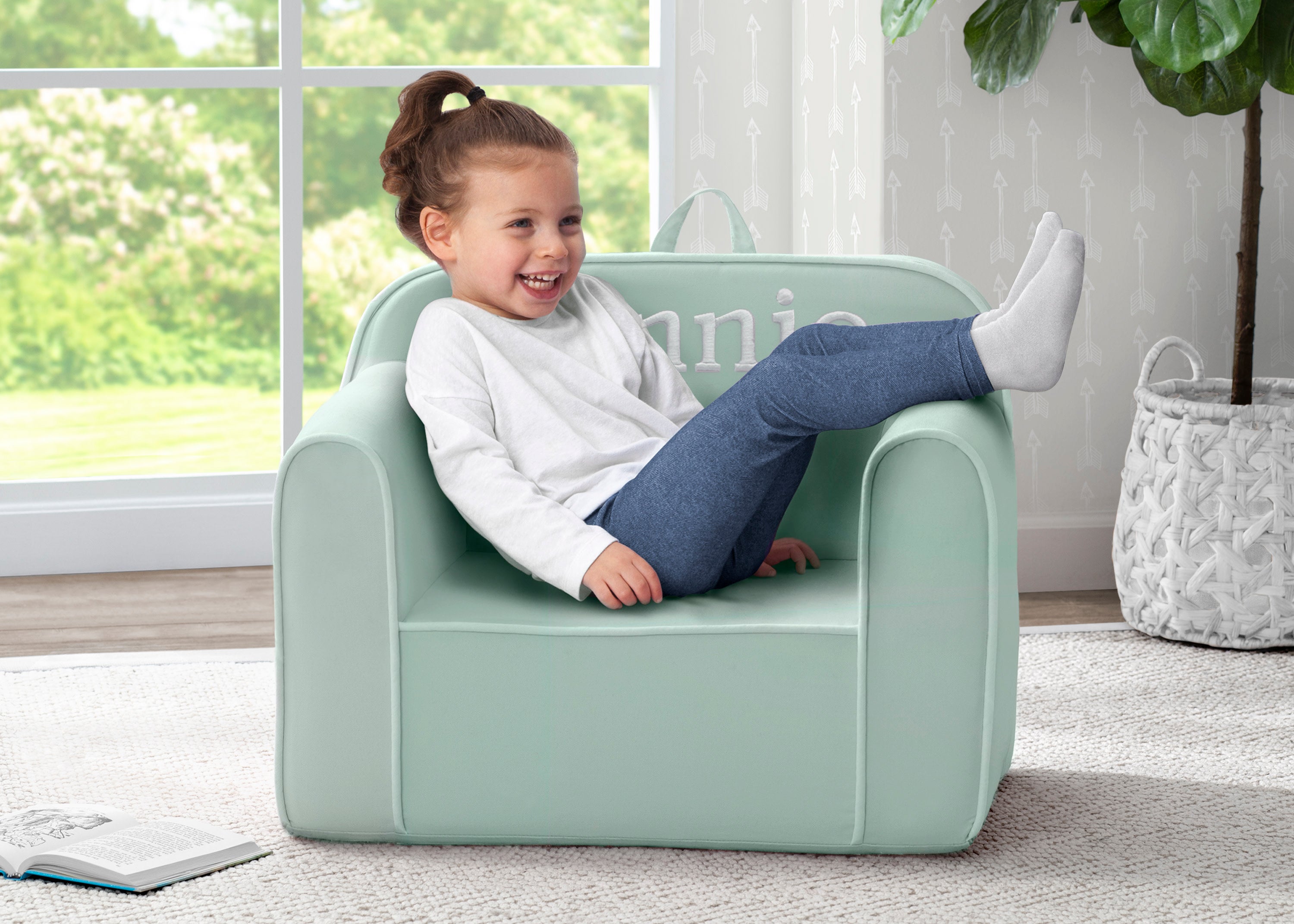 Personalized Cozee Kids Chair - Custom Name & Design, Soft & Comfortable for Reading, Gaming, and Relaxing at Home or School