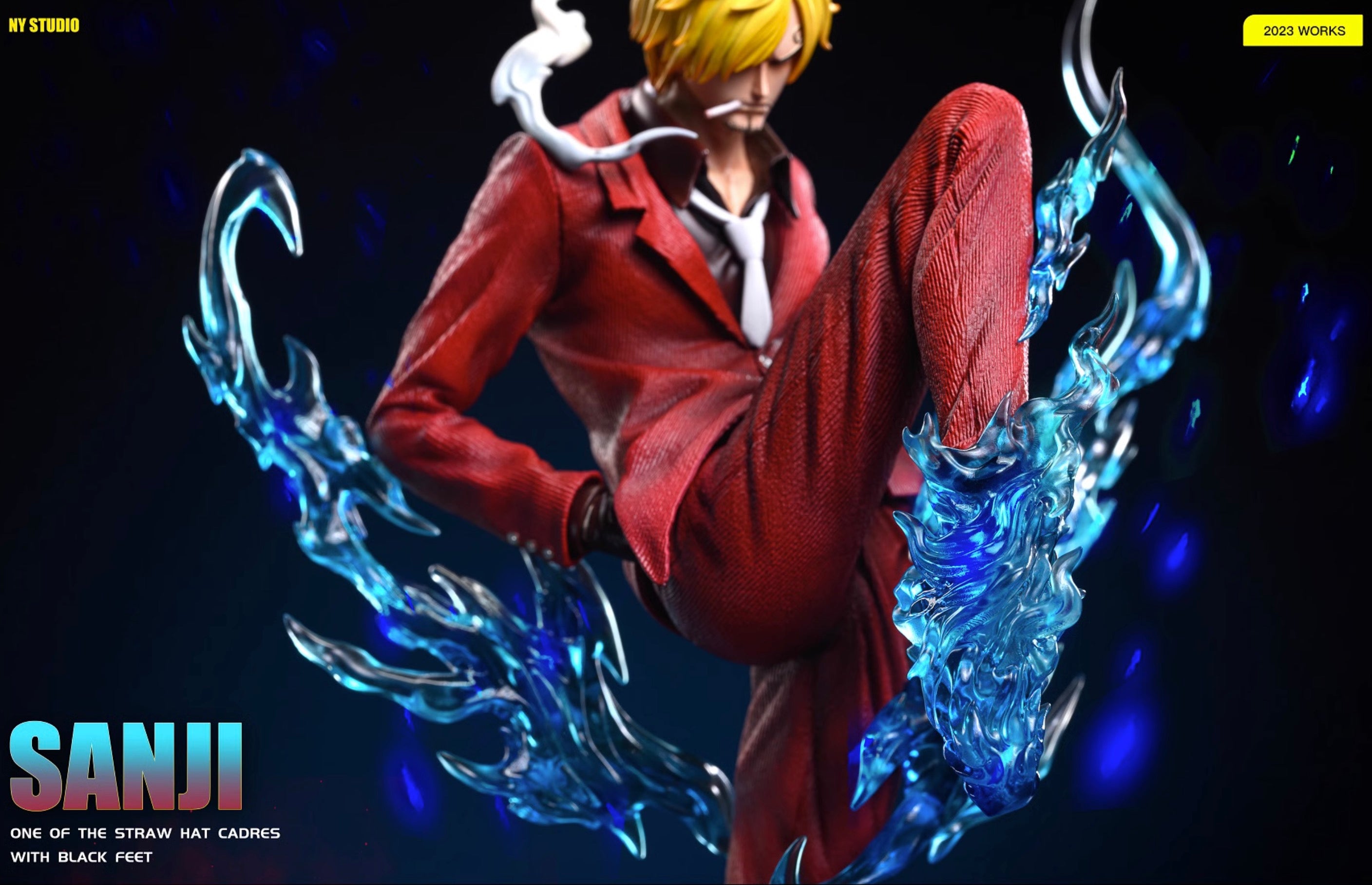 NY Studio Sanji Figure - One Piece Anime Collectible for Fans | Perfect for Home Display, Office Decor, and Gift for Anime Lovers