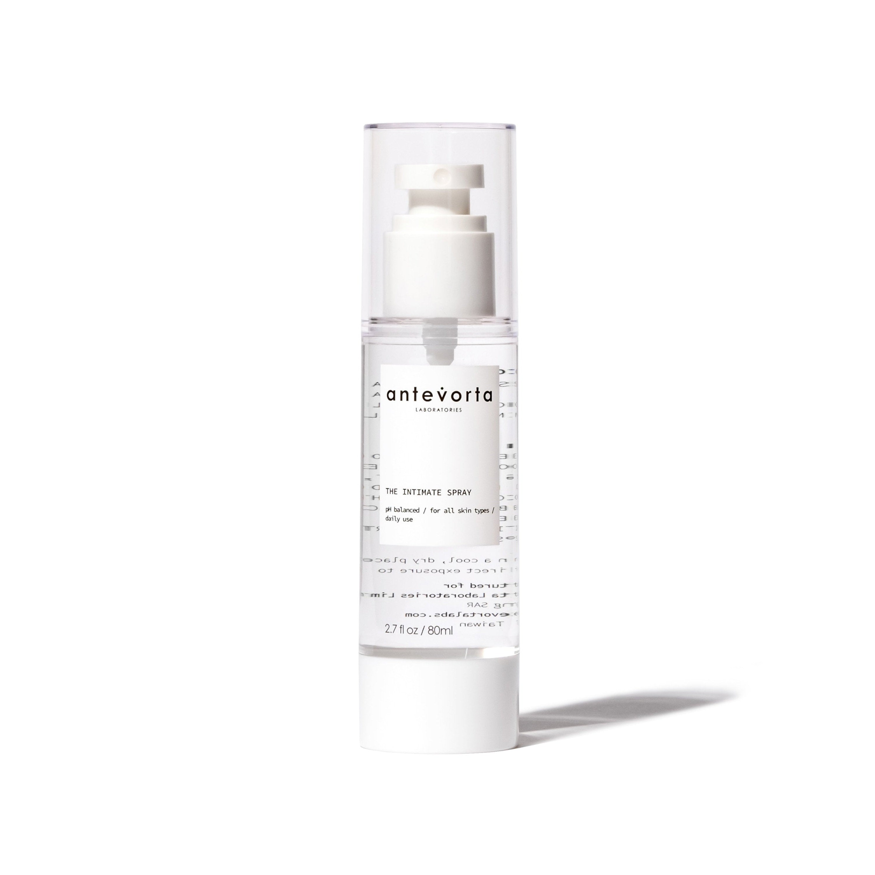 Antevorta Intimate Spray for Women - Natural pH Balance & Odor Control - Daily Feminine Hygiene Care for Freshness & Comfort - Perfect for Gym, Travel & Everyday Use