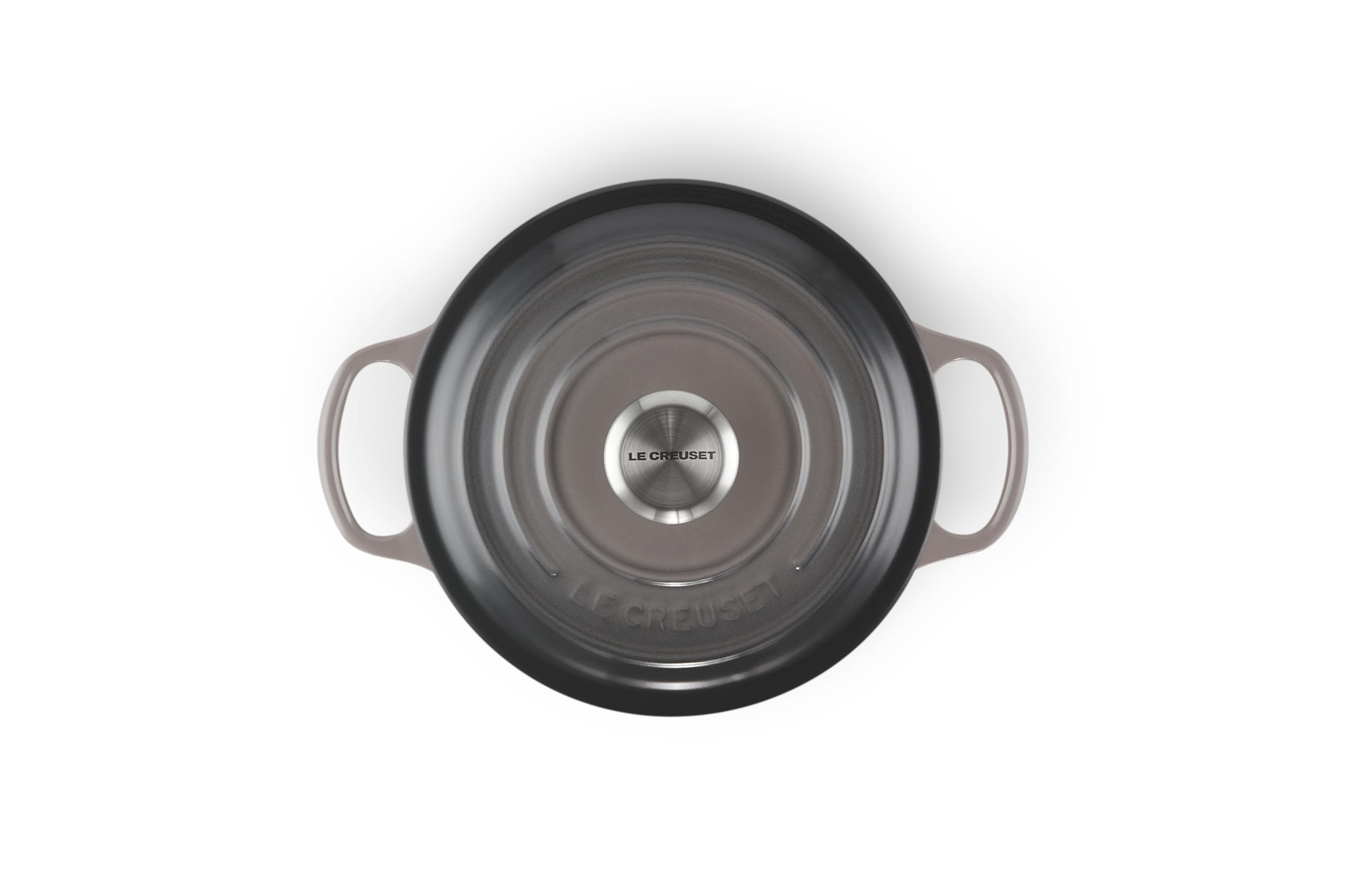 Le Creuset Enameled Cast Iron Signature Round Dutch Oven 2 Quart - Oyster Color | Premium Kitchen Cookware for Soups, Stews & Baking | Perfect for Stovetop, Oven & Table Serving
