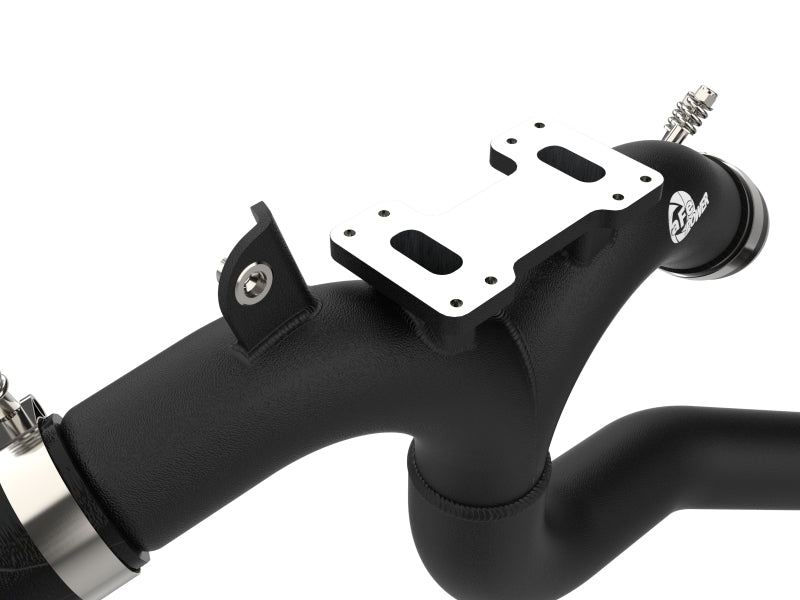 AFE 18-22 Kia Stinger V6 3.3L BladeRunner Aluminum Hot/Cold Charge Pipe Kit - Black - Performance Boost for Racing & Daily Driving