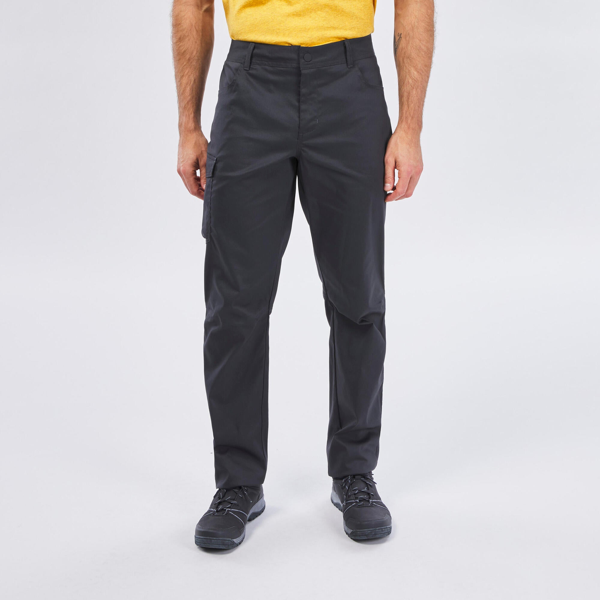 Quechua NH100 Men's Hiking Pants - Lightweight, Quick-Dry Outdoor Trekking Trousers for Camping & Mountain Climbing