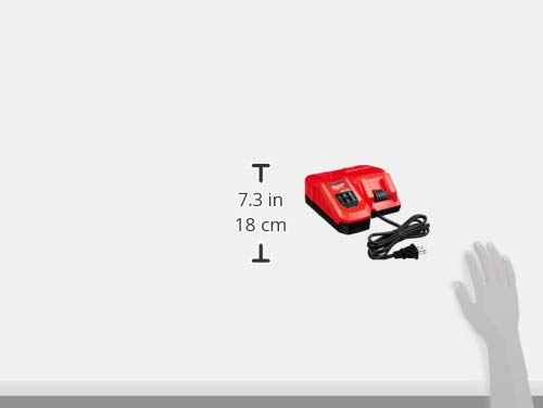 Milwaukee M18 & M12 Rapid Battery Charger - Fast Dual-Port Charging for Power Tools - Perfect for Job Sites & Home Workshops