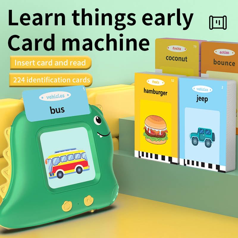 Montessori Learning Toys for Toddlers 1-3 Years Old - 224 Sight Words Talking Flash Cards, Speech Therapy & Autism Educational Toys - Perfect Birthday Gift for 1-2 Year Old Boys & Girls - Ideal for Preschool Learning, Home Schooling & Early Childhood Development