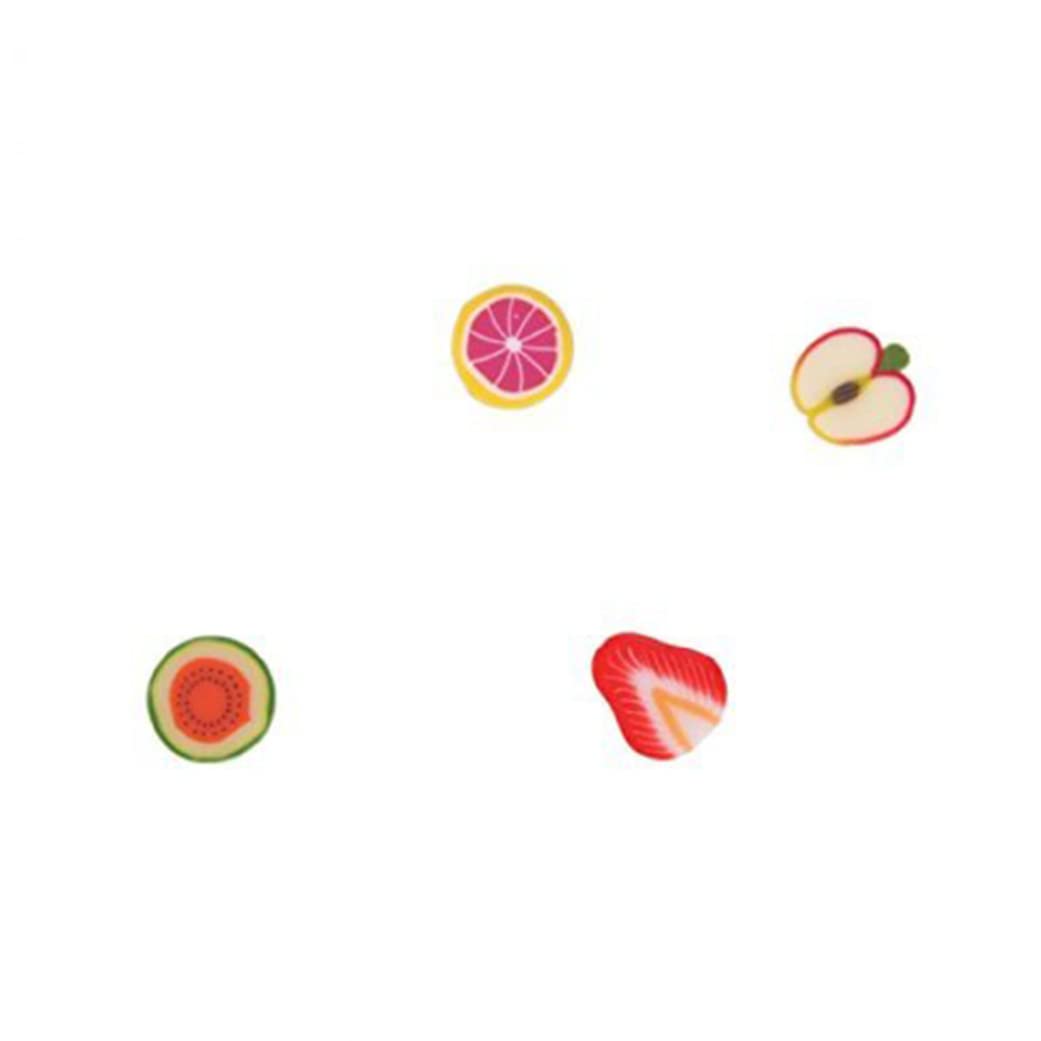 Creative Nail Art Decoration Kit - 12 Pattern Cute Polymer Clay Fruit Sticks for DIY Nail Designs - Perfect for Nail Salons, Home Manicures & Gift Giving