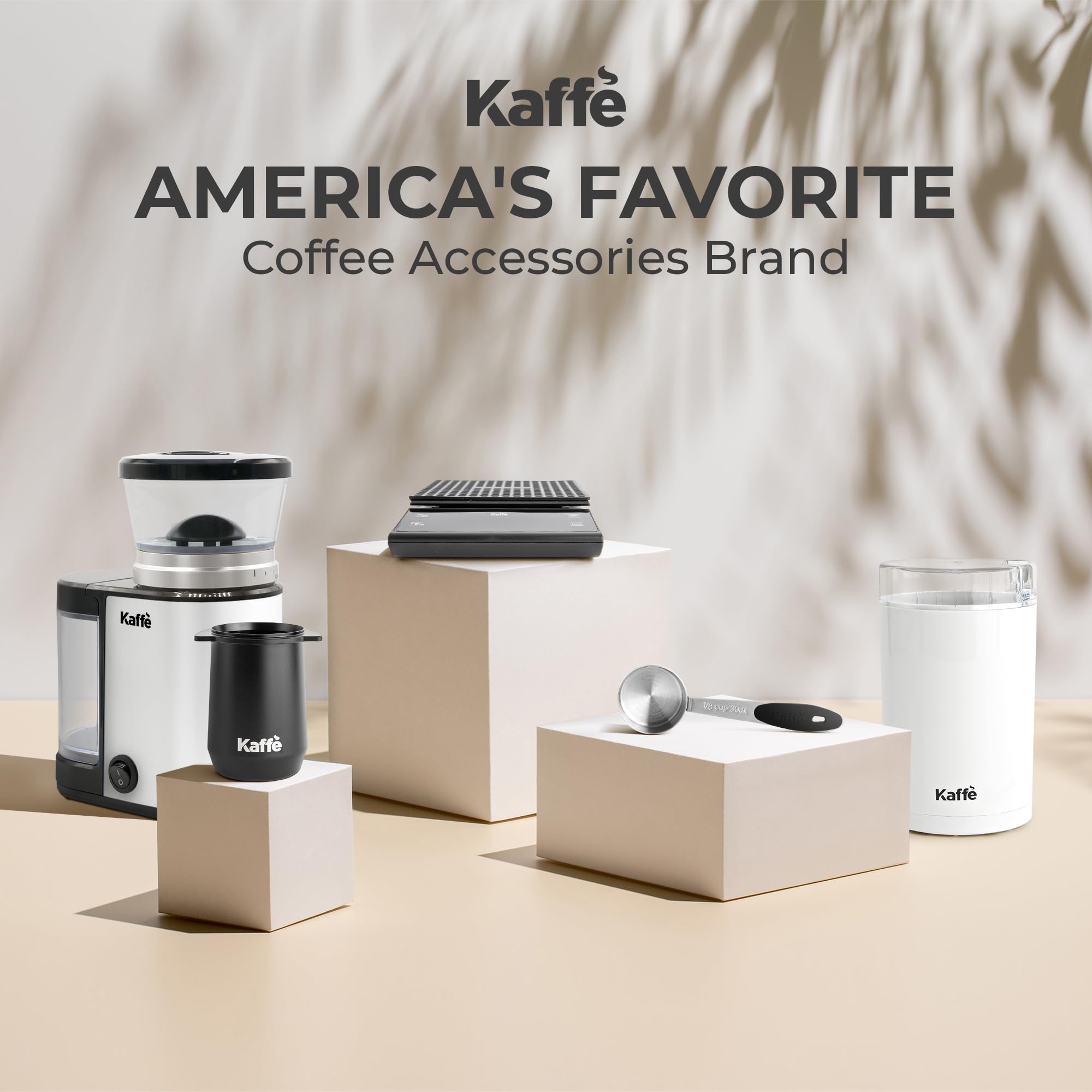 Premium Kaffe Electric Burr Coffee Grinder (5.5oz) with Adjustable Coarseness + 100% Arabica Colombian Medium Roast Coffee Beans (12oz) - Perfect for Fresh Home Brewing, Espresso, French Press & Cold Brew