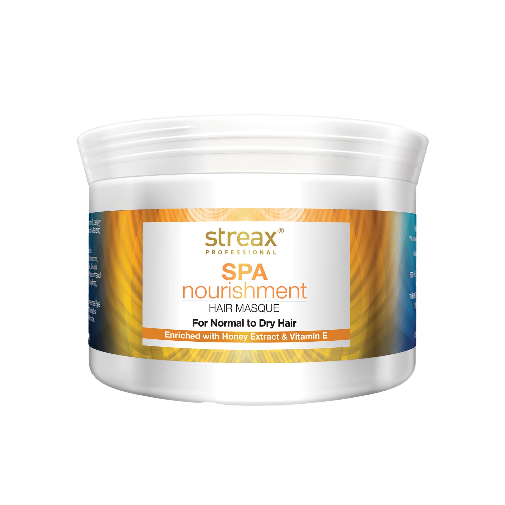 Streax Professional Spa Nourishment Hair Mask for Women - Honey & Vitamin E Enriched Deep Conditioning Treatment for Normal to Dry Hair - Repairs, Softens & Detangles - 200g (1 Count) - Perfect for Home Hair Care & Salon-Quality Results