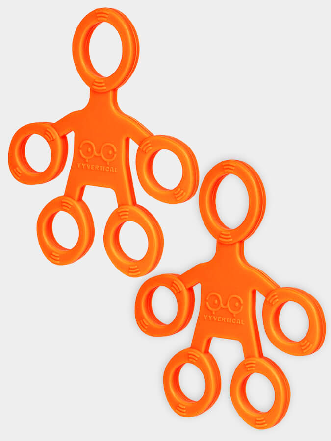 Vertical Alien Finger Resistance Trainer - 2 Pack for Hand Grip Strength & Finger Dexterity - Perfect for Rock Climbing, Piano Playing & Physical Therapy
