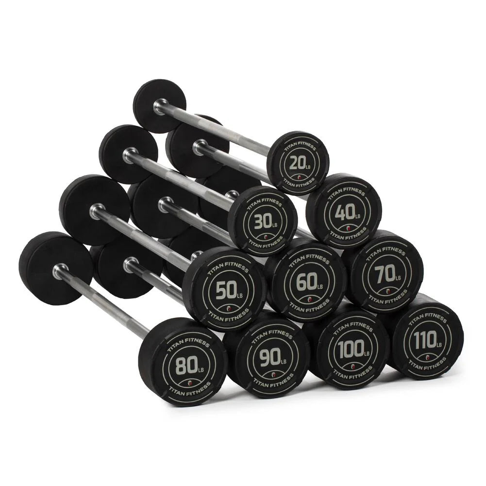 Premium Straight Fixed Urethane Barbells for Body Piercing - Durable & Comfortable Jewelry for Eyebrow, Lip, and Nose Piercings | Perfect for Everyday Wear and Professional Piercing Studios