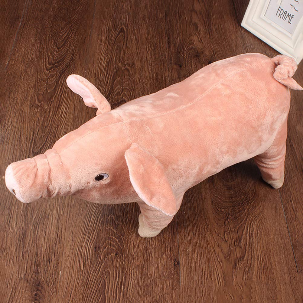 TEHAUX Plush Pig Toy for Dogs - Soft Stuffed Animal Sleeping Doll for Puppies, Anxiety Relief & Comfort - Perfect for Chewing, Cuddling & Playtime at Home or Travel