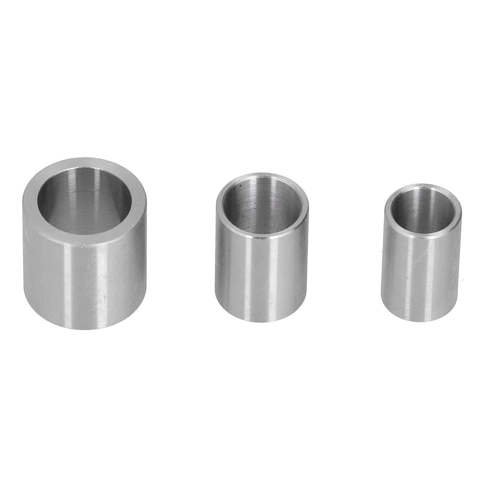 3Pcs Steel Reducing Bushing Adapters for Bench Grinding Wheels - Multifunctional Grinding Wheel Sleeves for Sanding & Polishing - Perfect for Metalworking, Woodworking & DIY Projects