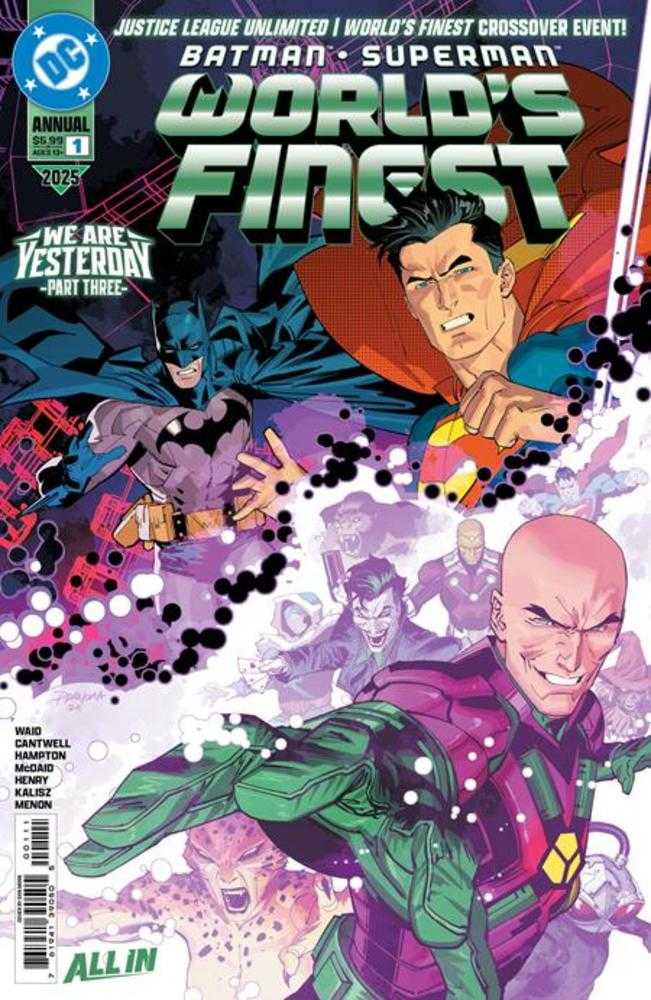 Batman Superman Worlds Finest 2025 Annual #1 Comic Book - One Shot Cover A by Dan Mora (Connecting Variant) - DC Comics Collectible Edition for Superhero Fans & Comic Book Collectors - Perfect for Display, Gifts, and Comic Conventions