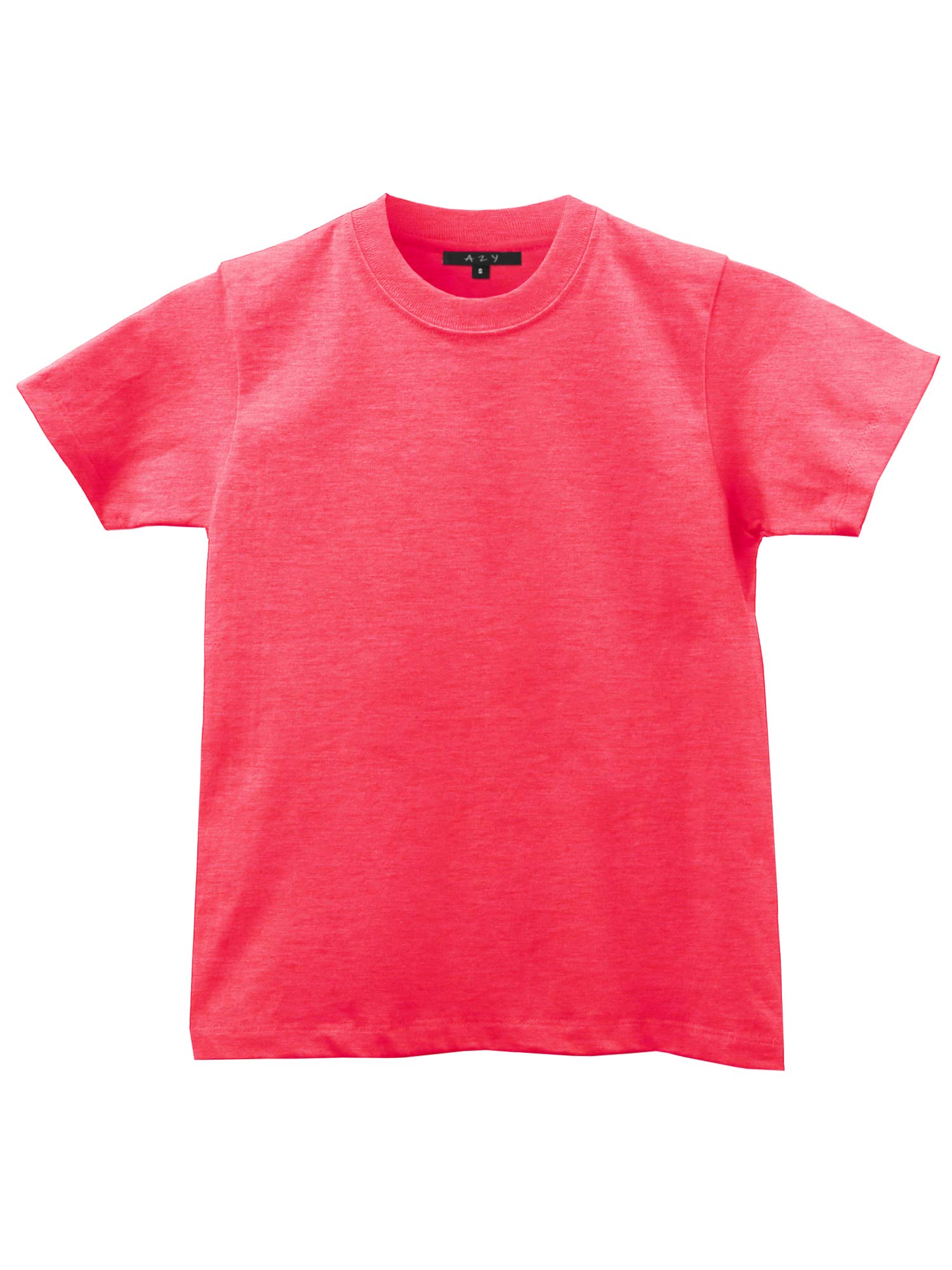 A2Y Kids Heavy Cotton Crew Neck T-Shirts for Boys & Girls - Soft & Durable Everyday Playwear for School, Playdates & Outdoor Activities