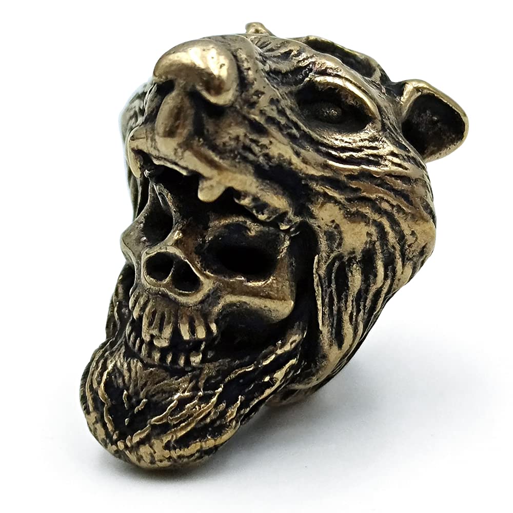 Berserker Paracord Lanyard Beads - Viking Skull EDC Accessories for Outdoor, Survival & Tactical Gear | Perfect for Keychains, Backpacks & Camping Equipment